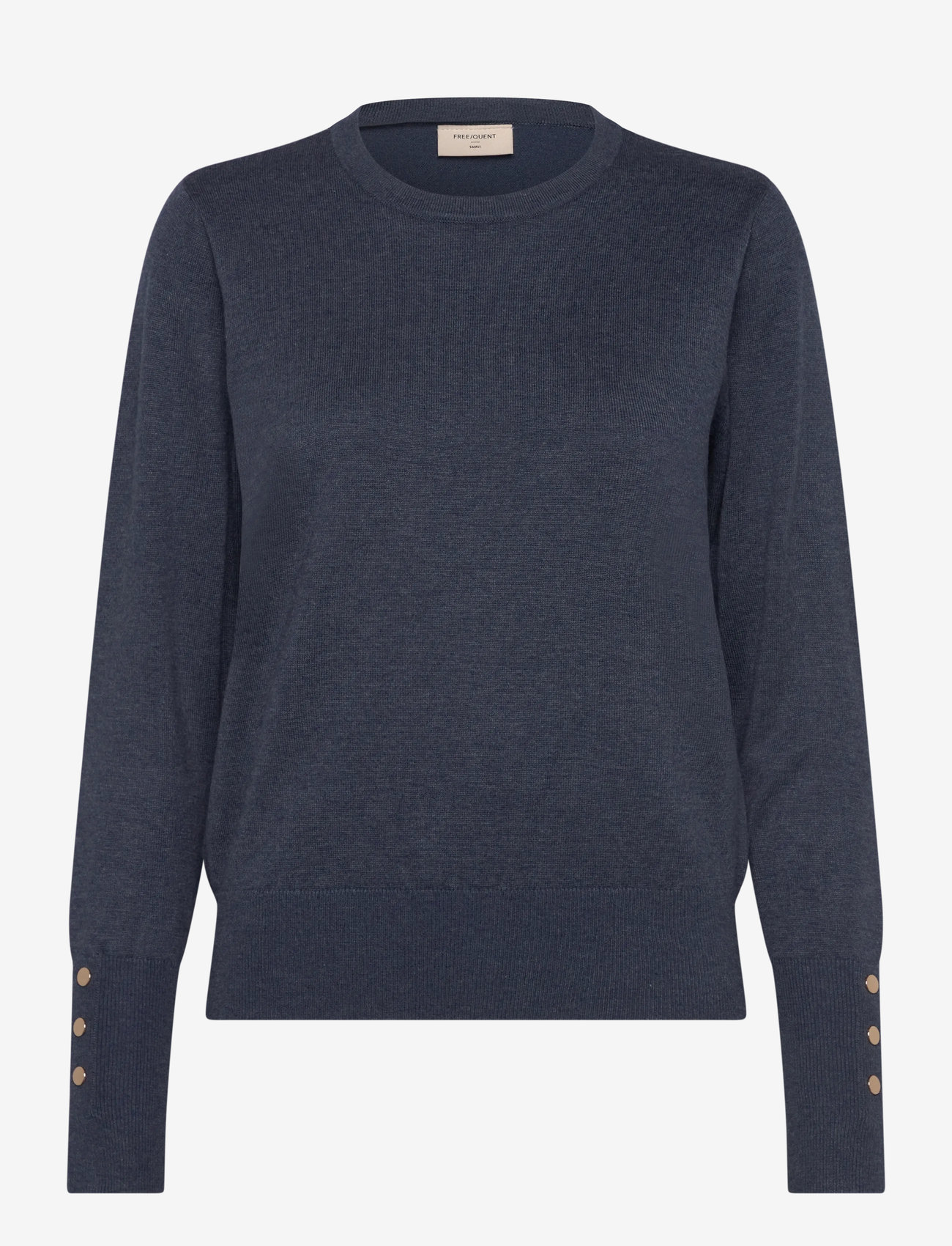 FREE/QUENT - FQKATIE-PULLOVER - stickade tröjor - vintage indigo melange - 0