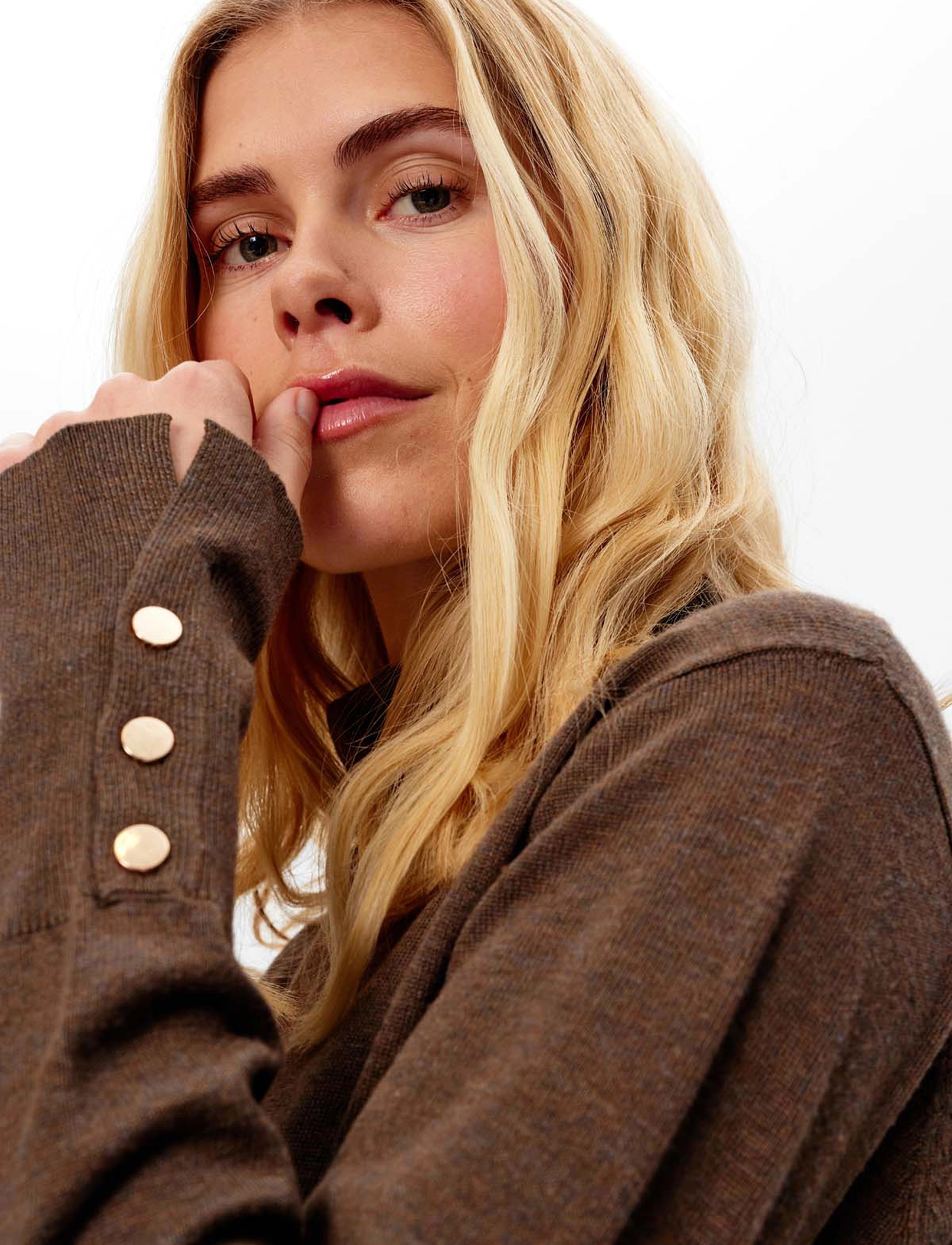 FREE/QUENT - FQKATIE-PULLOVER - pullover - morel melange - 3