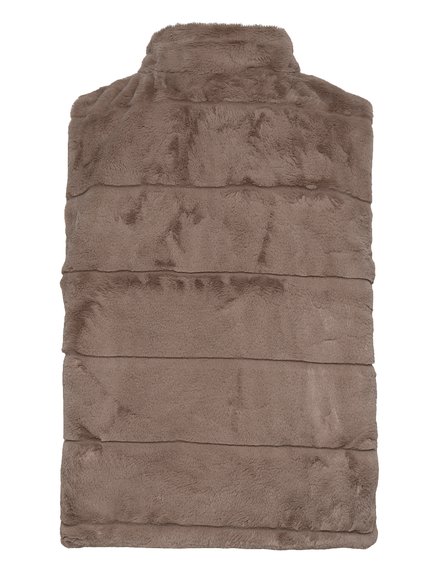 FREE/QUENT - FQFOXY-WAISTCOAT - teddy-vestid - desert taupe - 2