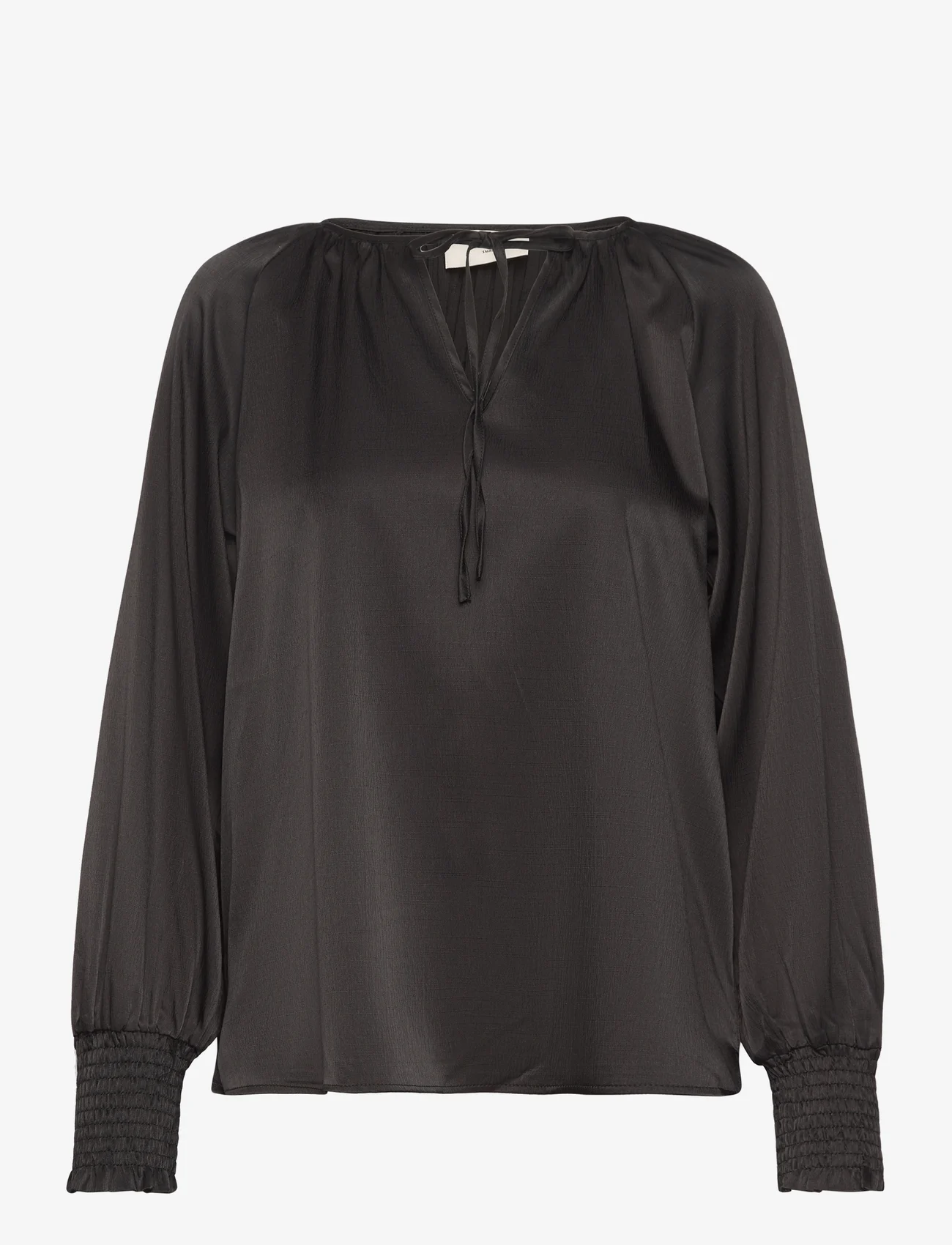 FREE/QUENT - FQBLISS-BLOUSE - long-sleeved blouses - black - 0