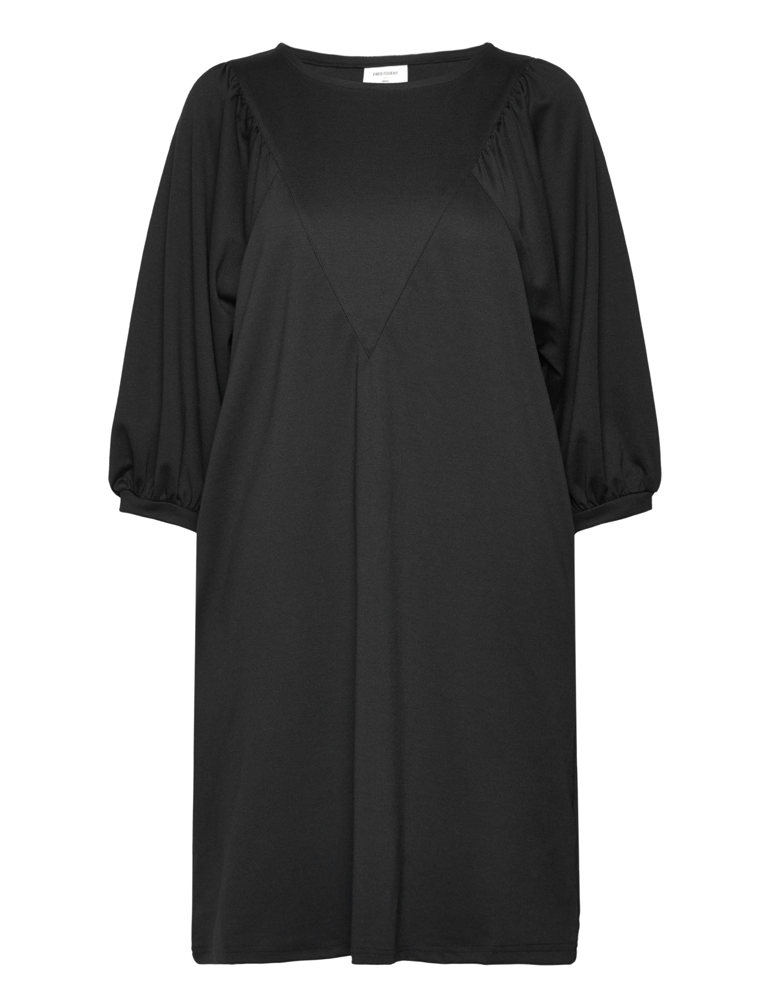 FREE/QUENT FQNANNI-DRESS - Kleidid - BLACK / black