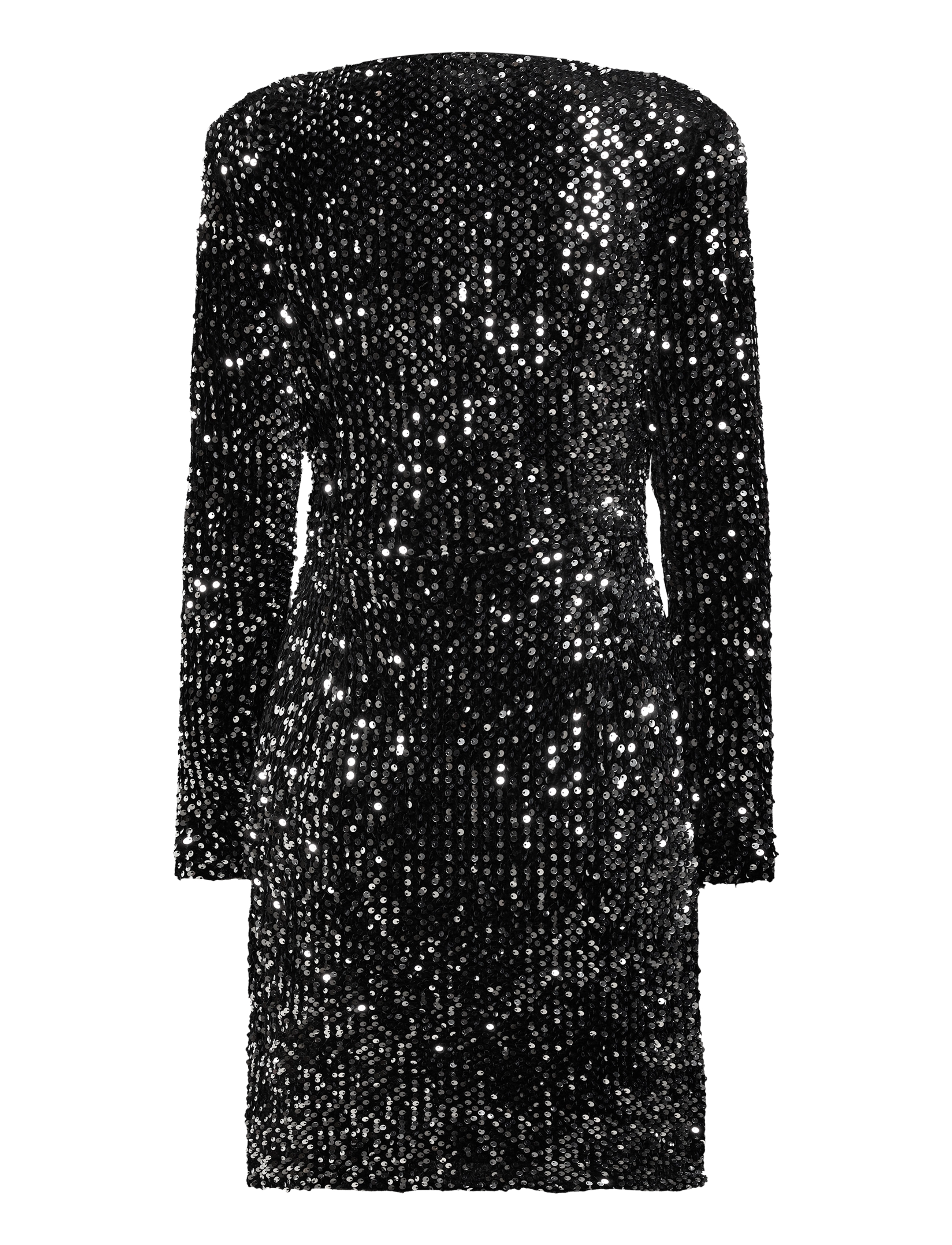 FREE/QUENT - FQEVALY-DRESS - black w. silver - 1
