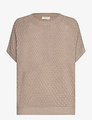 FREE/QUENT - FQANI-PULLOVER - džemperiai - simply taupe mel. - 0
