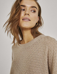 FREE/QUENT - FQANI-PULLOVER - tröjor - simply taupe mel. - 3