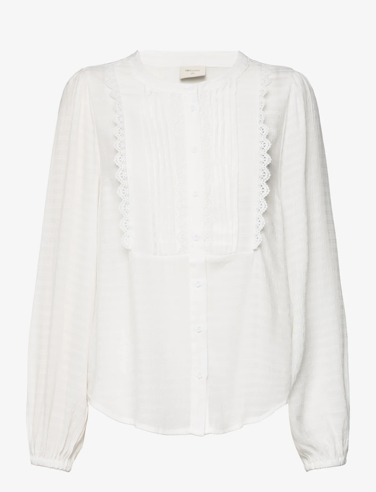FREE/QUENT - FQSHU-BLOUSE - langermede bluser - off-white - 0