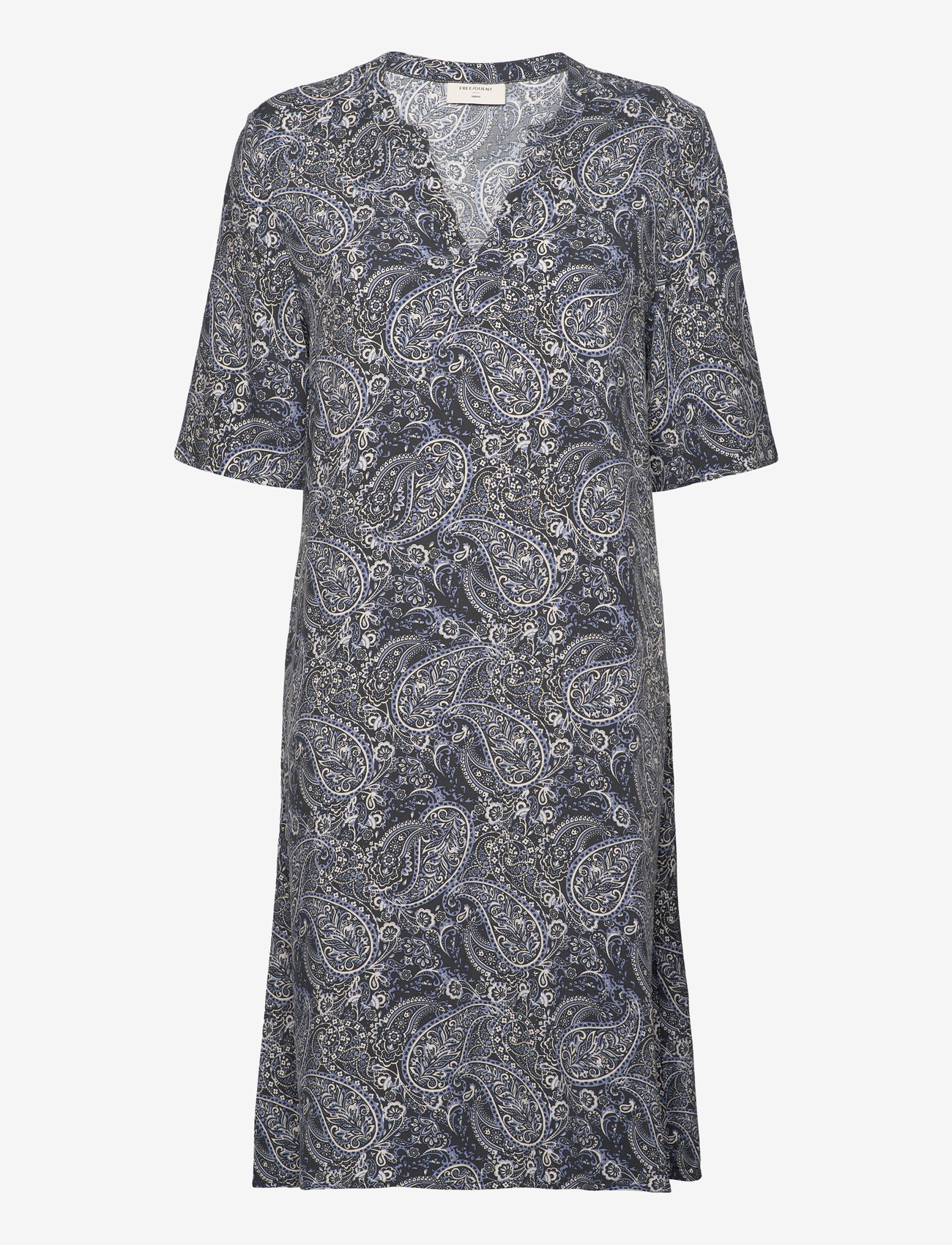 FREE/QUENT - FQSURALDA-DRESS - laveste priser - pirate black w. infinity - 0