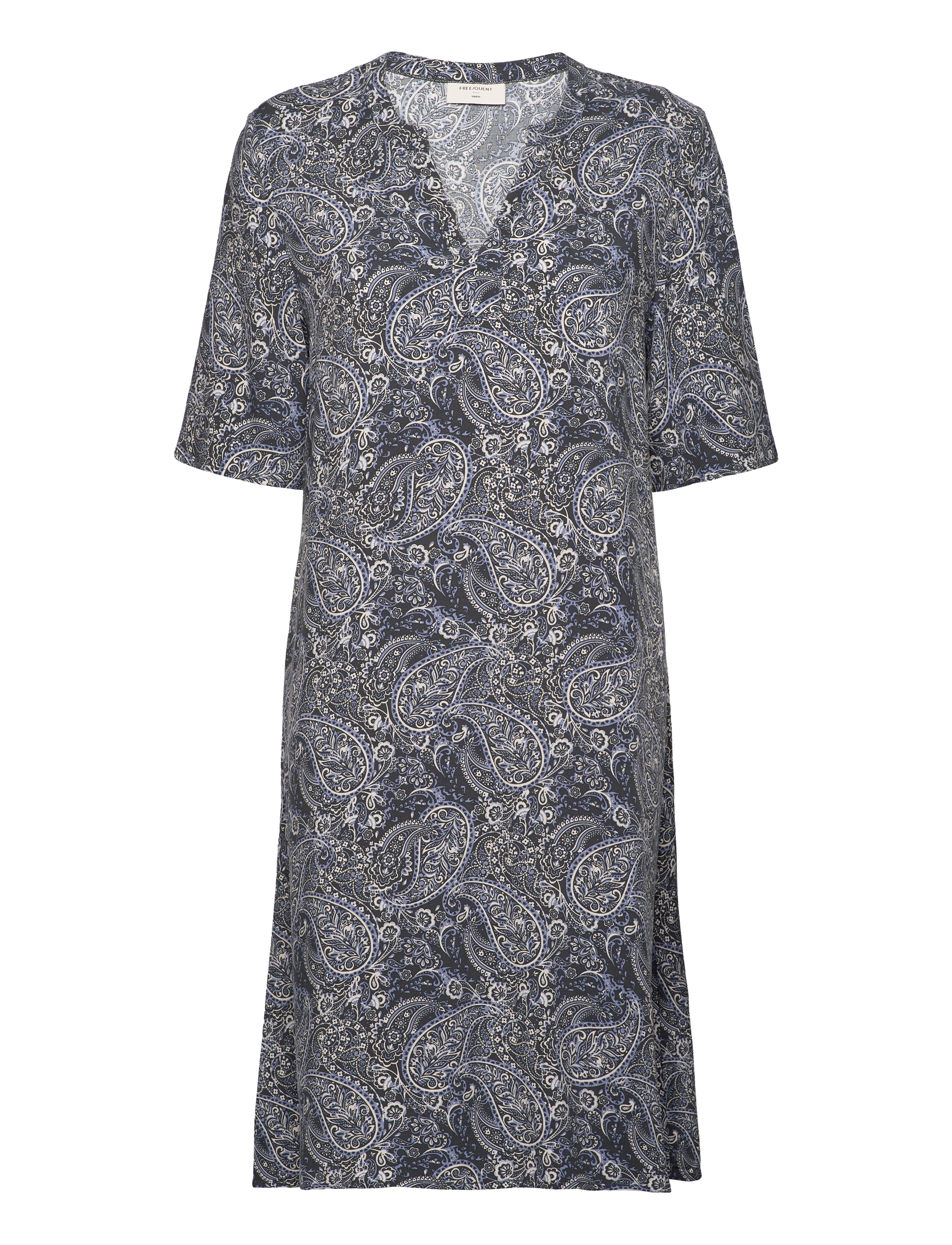 FREE/QUENT FQSURALDA-DRESS - Kläder - PIRATE BLACK W. INFINITY / black