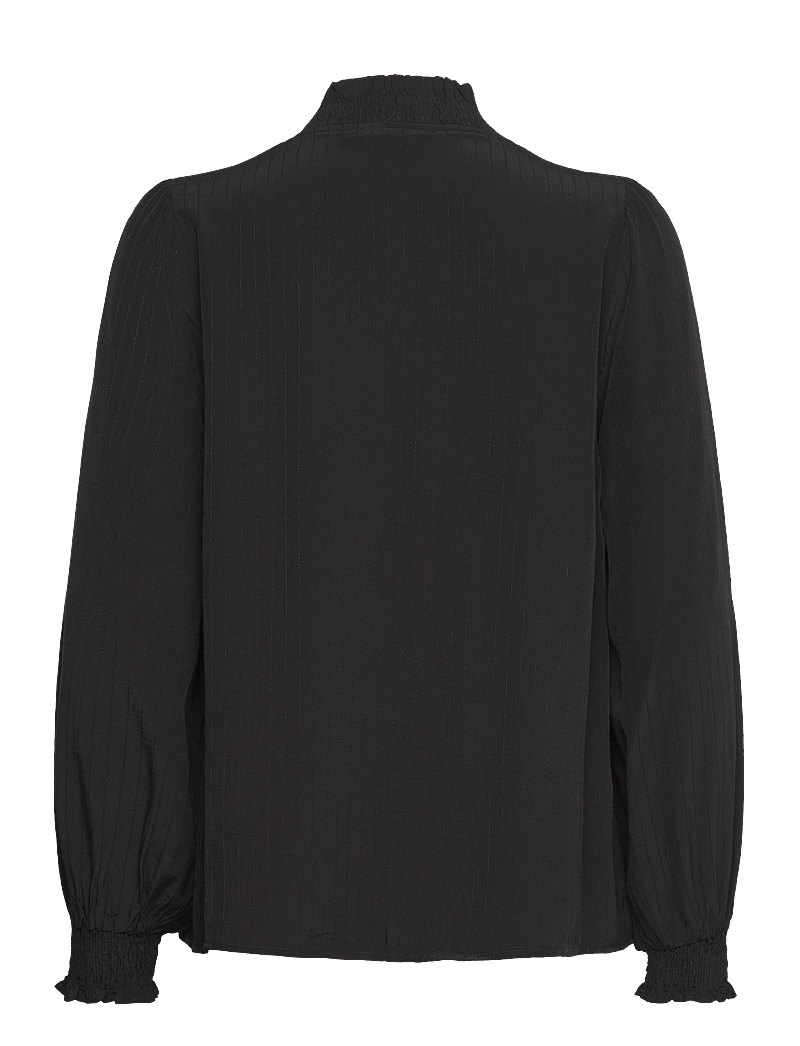 FREE/QUENT - Shirt - långärmade blusar - black - 1