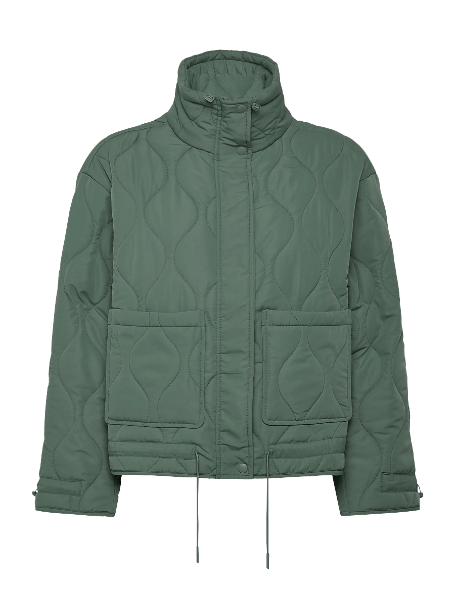 FREE/QUENT - FQBLOB-JACKET - talvejoped - dark forest - 1