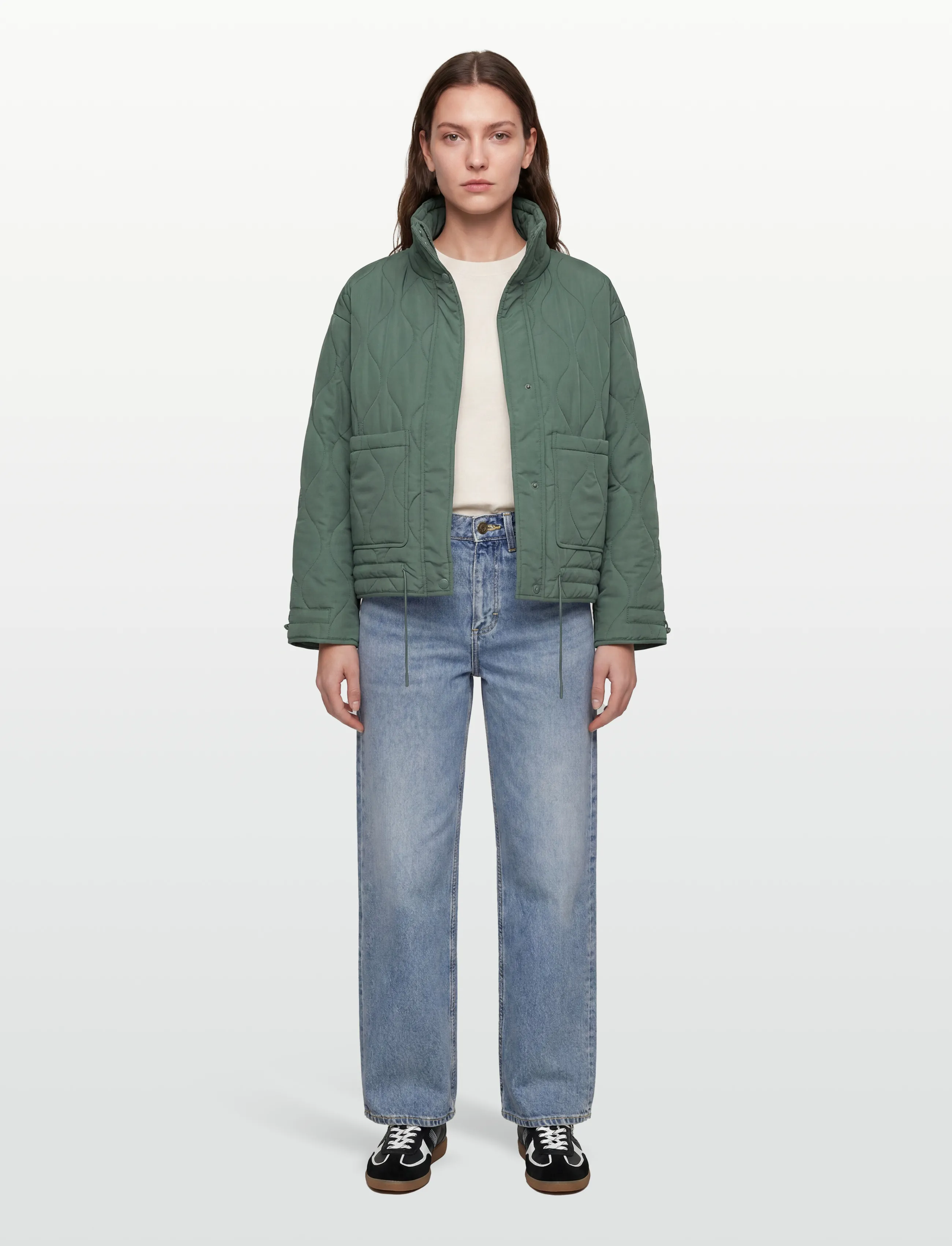 FREE/QUENT Fqblob-Jacket, S, Jackets, Grün - Light-summer Jacket, Frauen