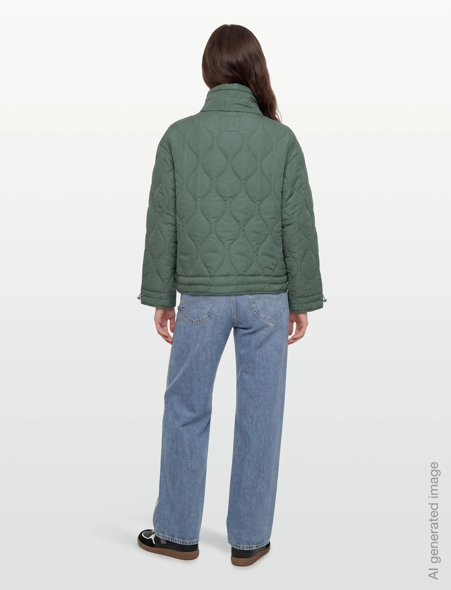 FREE/QUENT - FQBLOB-JACKET - talvejoped - dark forest - 5