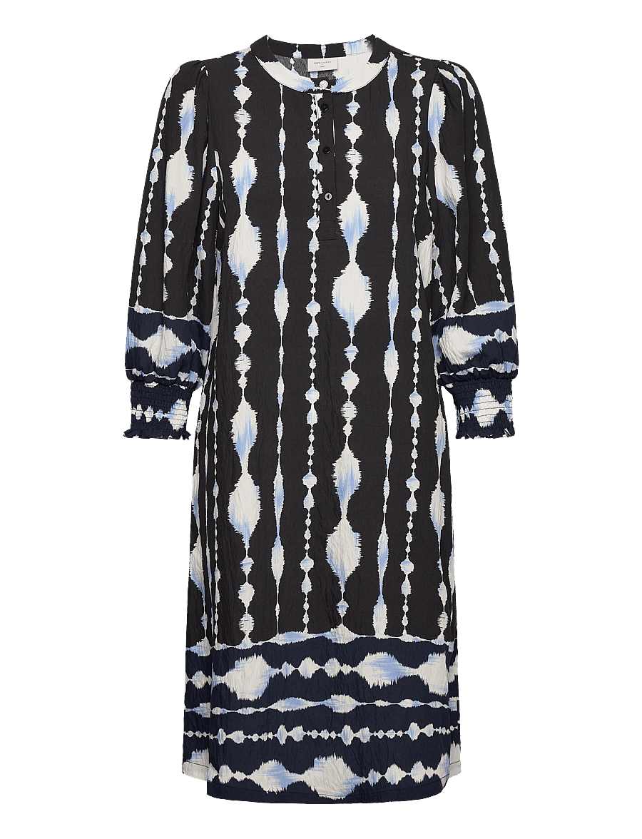 FREE/QUENT - FQABY-DRESS - midikleidid - black w. navy blazer - 1
