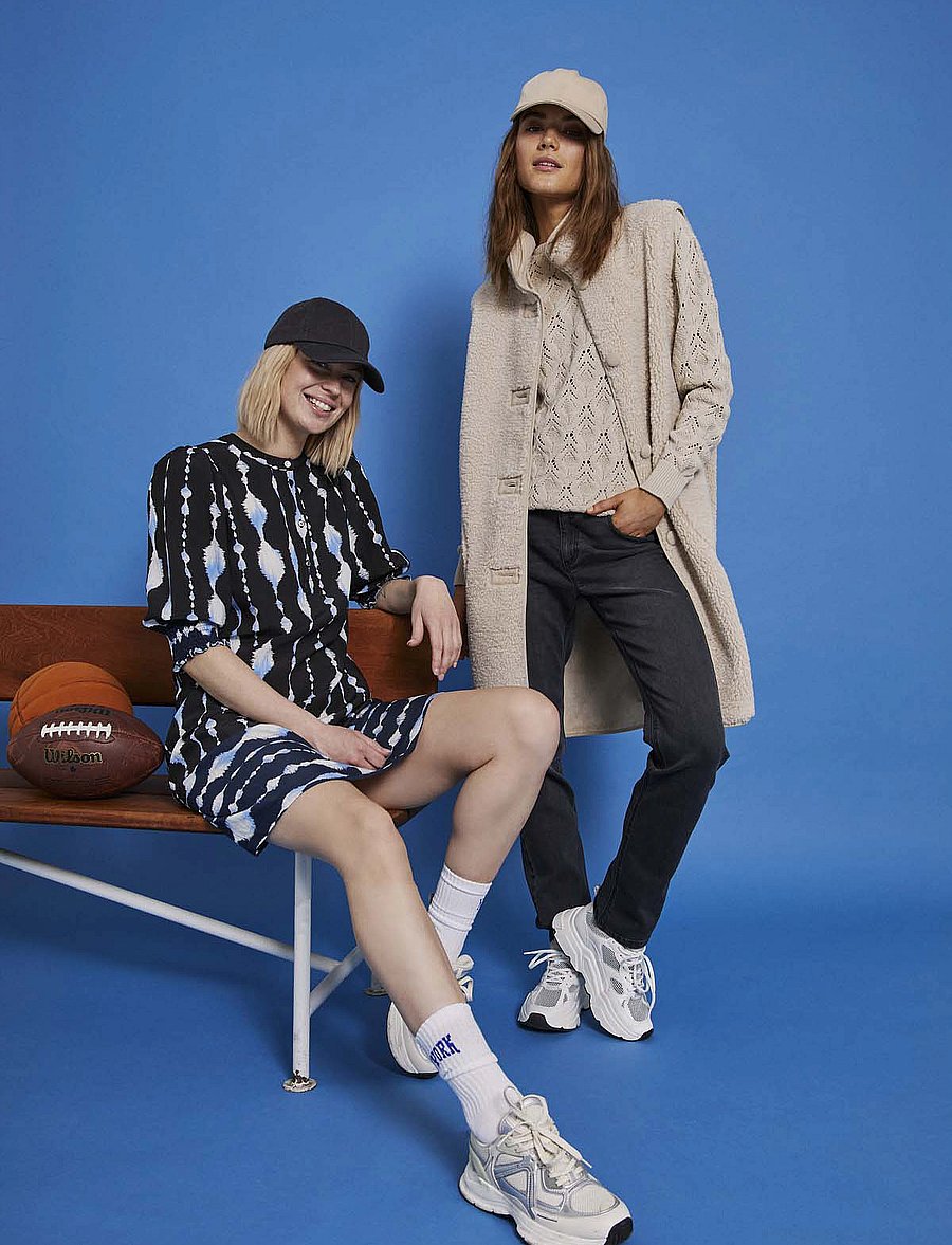 FREE/QUENT - FQABY-DRESS - midikleidid - black w. navy blazer - 0