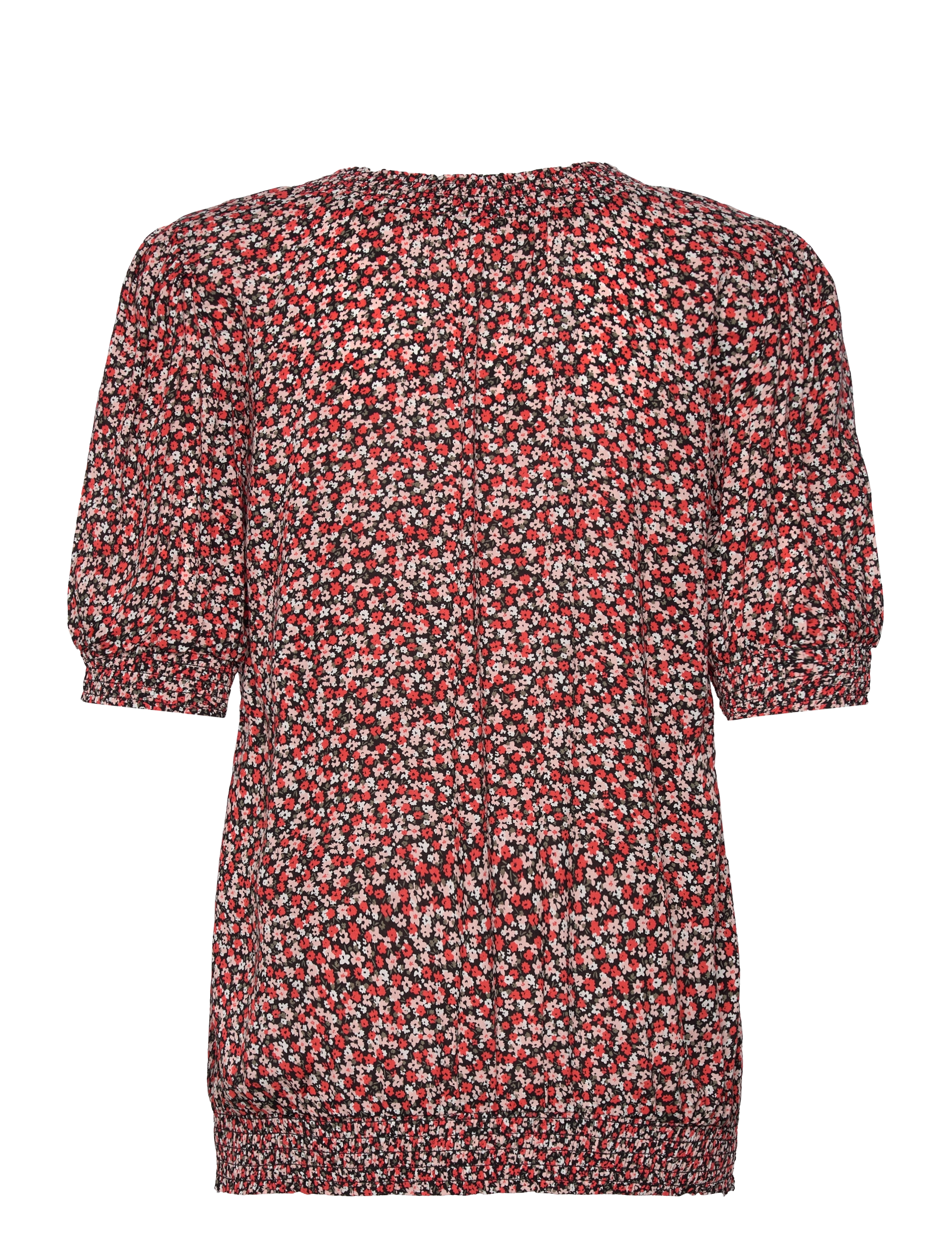 FREE/QUENT - FQADNEY-BLOUSE - madalaimad hinnad - hot coral w. black - 1
