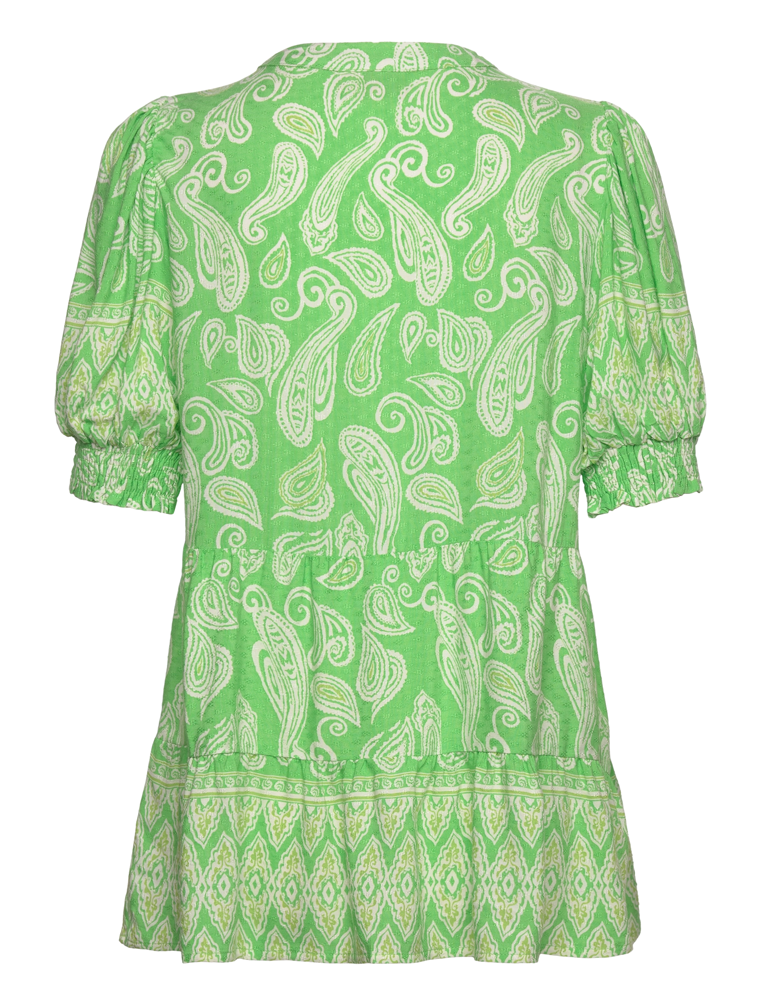 FREE/QUENT - FQADNEY-SHIRT - kortærmede bluser - bud green w. tofu - 1