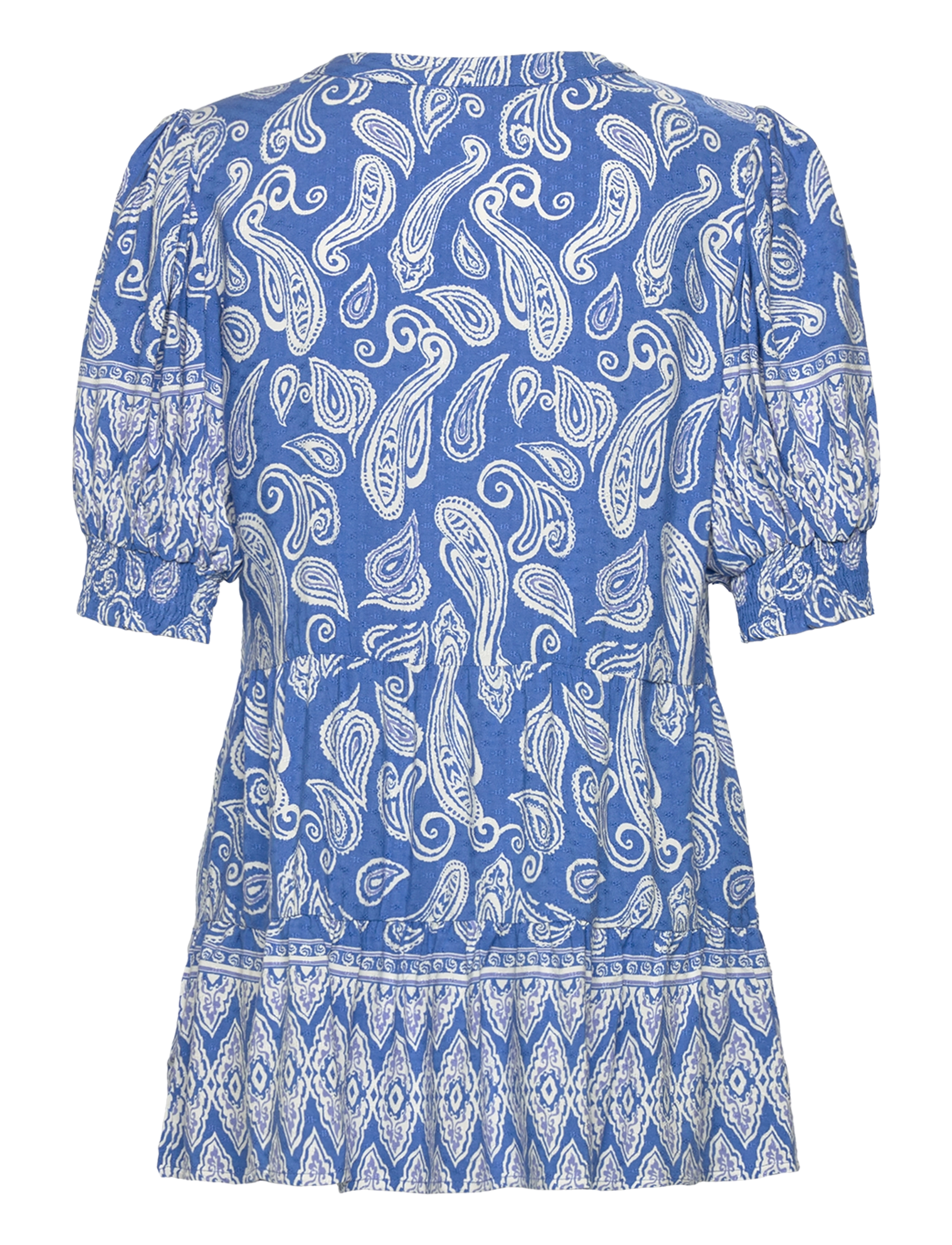 FREE/QUENT - FQADNEY-SHIRT - kortærmede bluser - nebulas blue w. tofu - 1