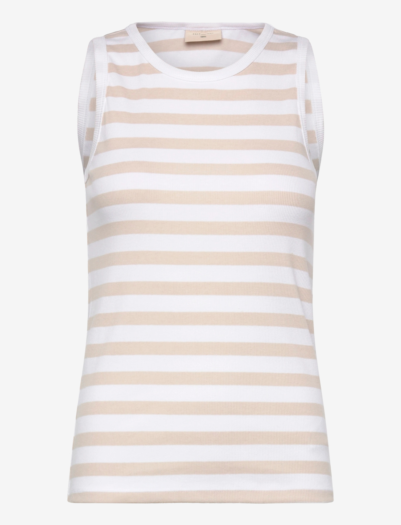 FREE/QUENT - FQEFFY-TOP - Ärmellose tops - brilliant white w. moonbeam - 0