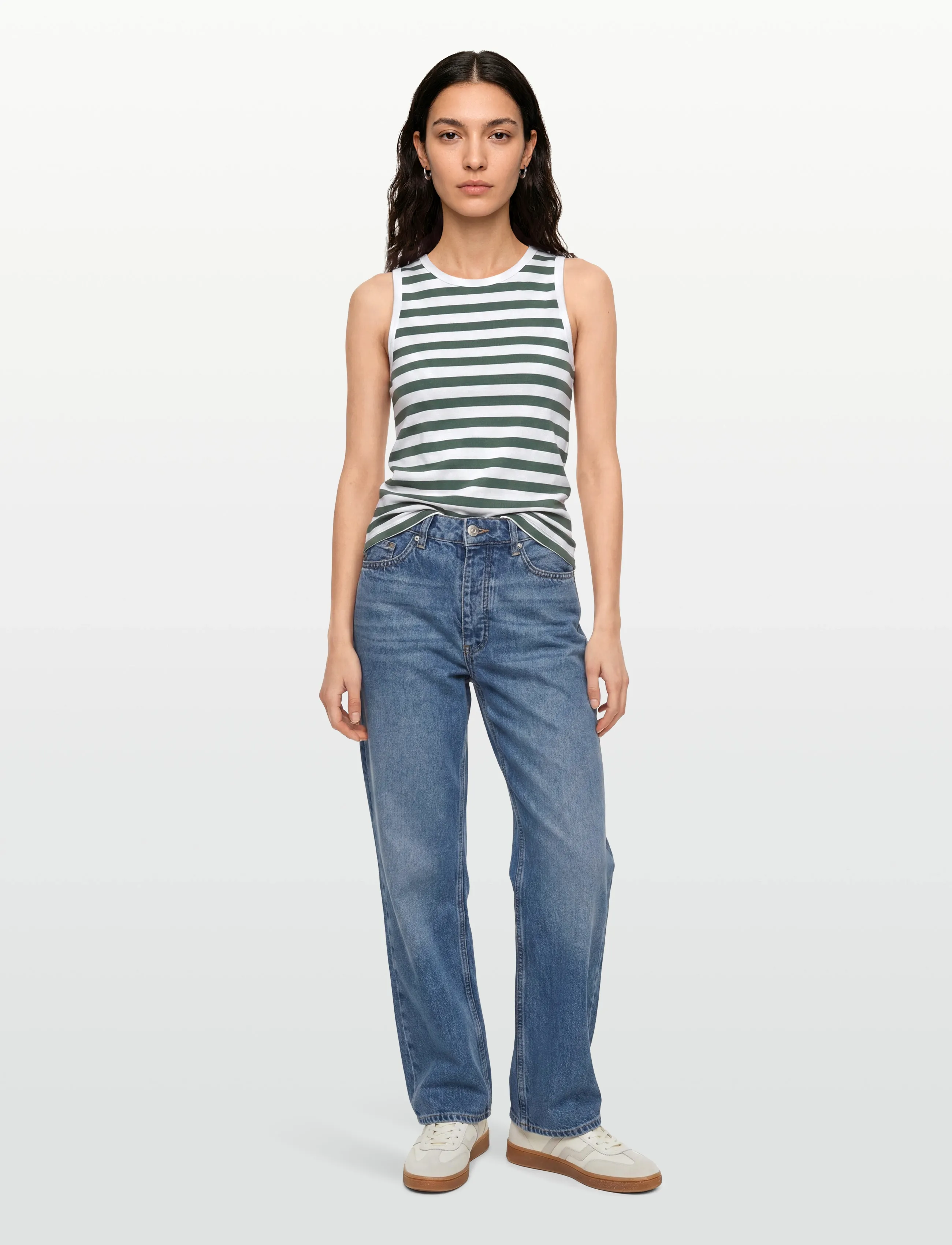 FREE/QUENT - FQEFFY-TOP - die niedrigsten preise - brilliant white w. dark forest - 0