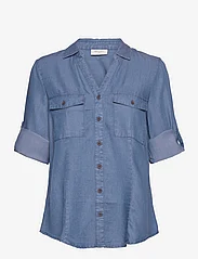 FREE/QUENT - FQCARLY-SHIRT - denim shirts - medium blue denim - 2