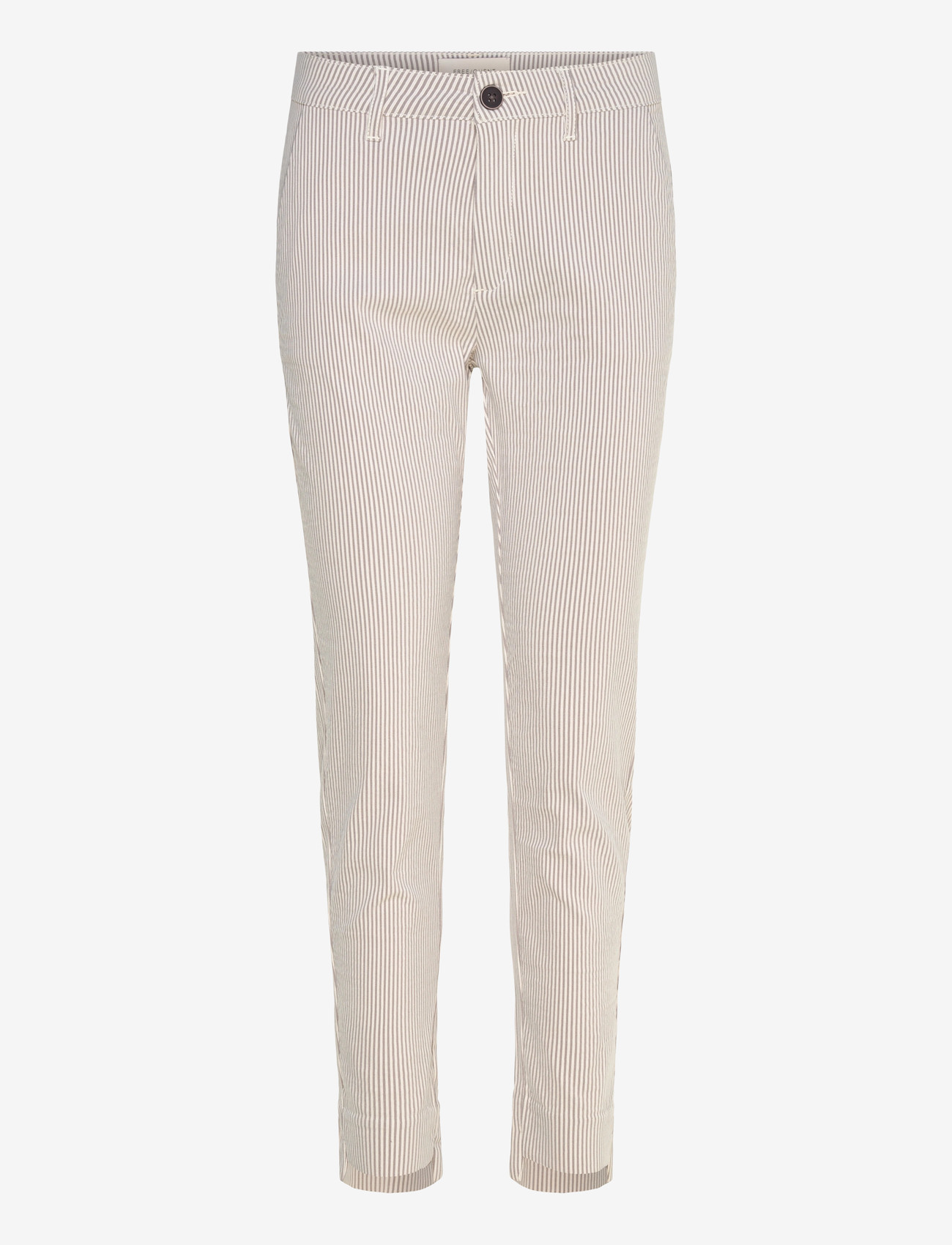 FREE/QUENT - FQREX-PANTS - slim fit hosen - moonbeam w. morel - 1