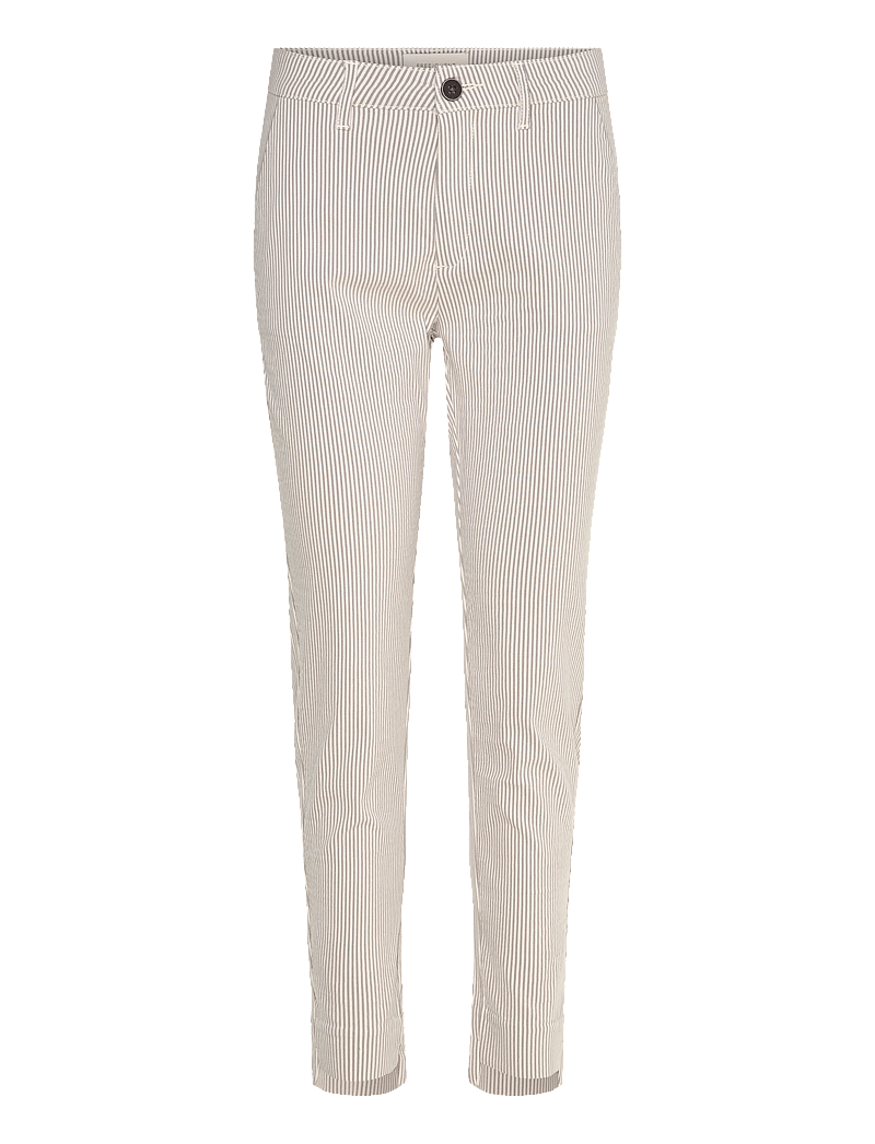 FREE/QUENT - FQREX-PANTS - slim fit hosen - moonbeam w. morel - 1