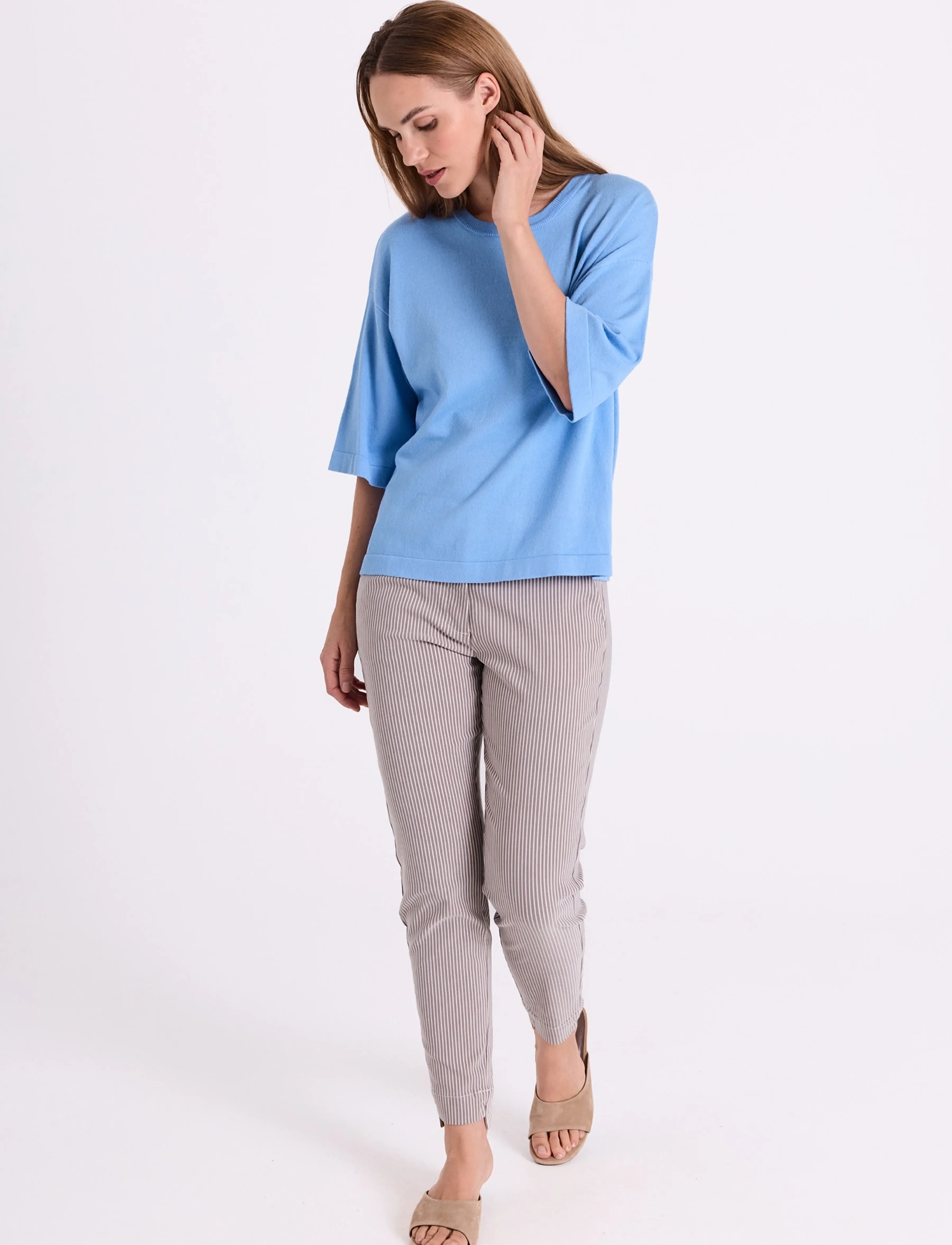 FREE/QUENT Fqrex-Pants, XL, Trousers, Mehrfarbig/gemustert - Slim Fit Frauen