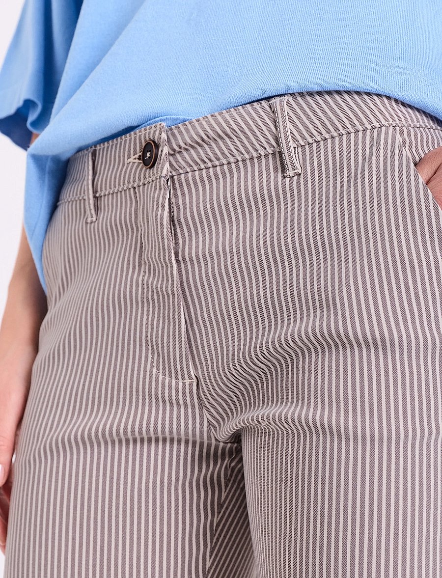 FREE/QUENT - FQREX-PANTS - slim fit-byxor - moonbeam w. morel - 4
