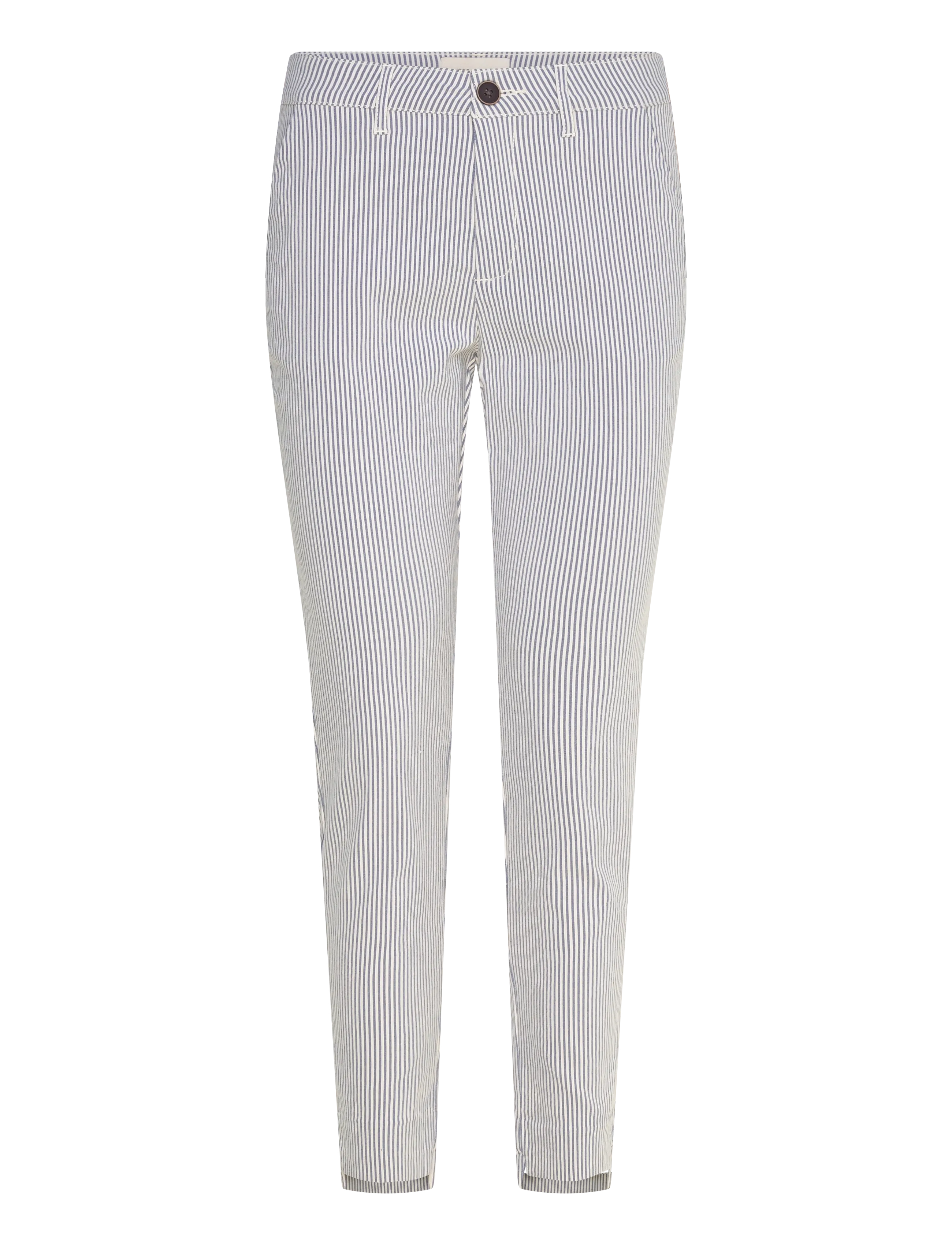 FREE/QUENT FQREX-PANTS - Kläder - MOONBEAM W. NAVY BLAZER / white