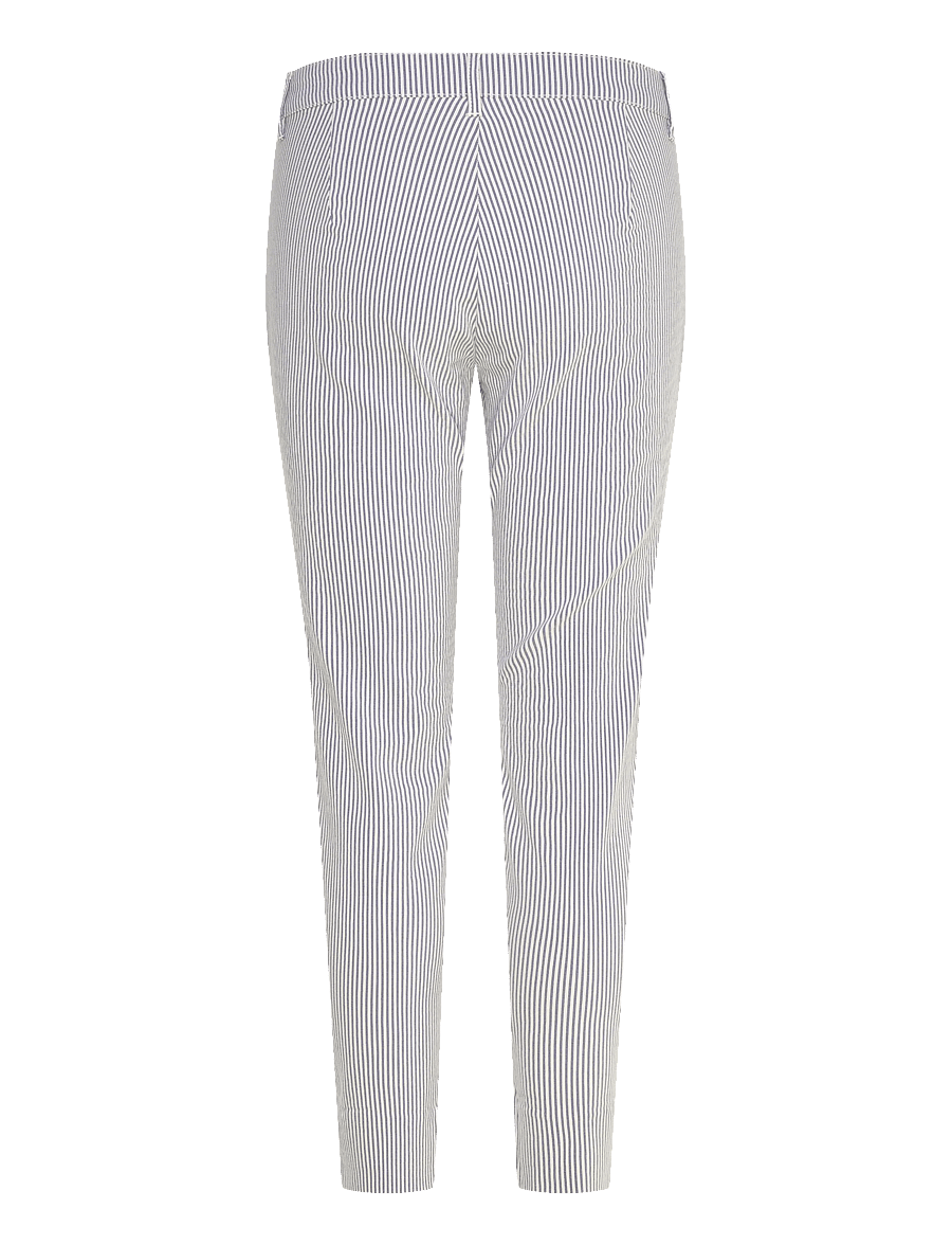 FREE/QUENT - FQREX-PANTS - slim-fit hosen - moonbeam w. navy blazer - 2