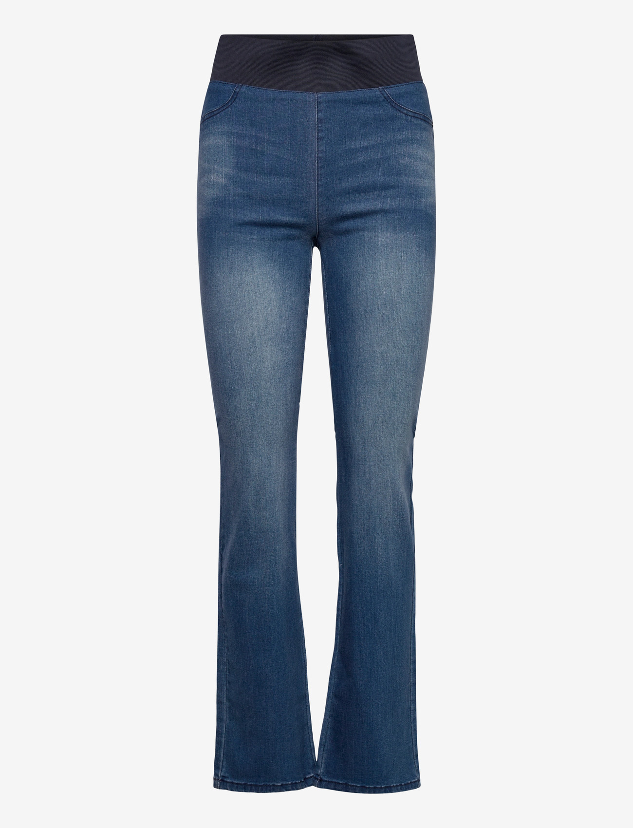 FREE/QUENT - FQSHANTAL-PANTS - alt laienevad teksad - medium blue denim - 0