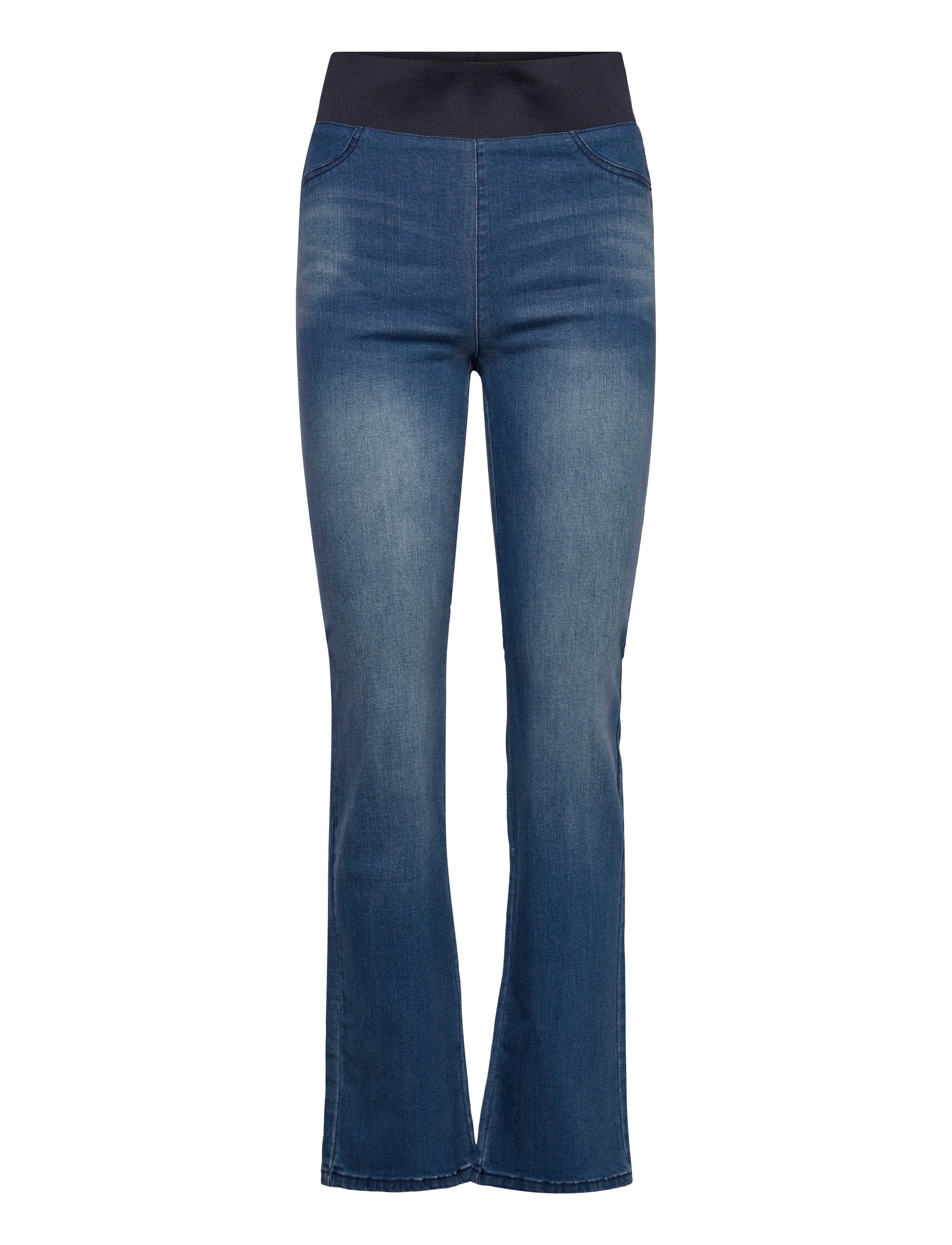 FREE/QUENT FQSHANTAL-PANTS - Bootcut jeans - MEDIUM BLUE DENIM / blue