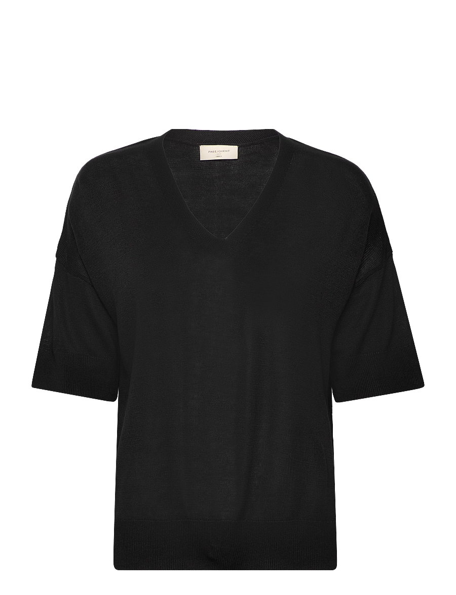FREE/QUENT - FQELINA-PULLOVER - t-shirts - black - 0