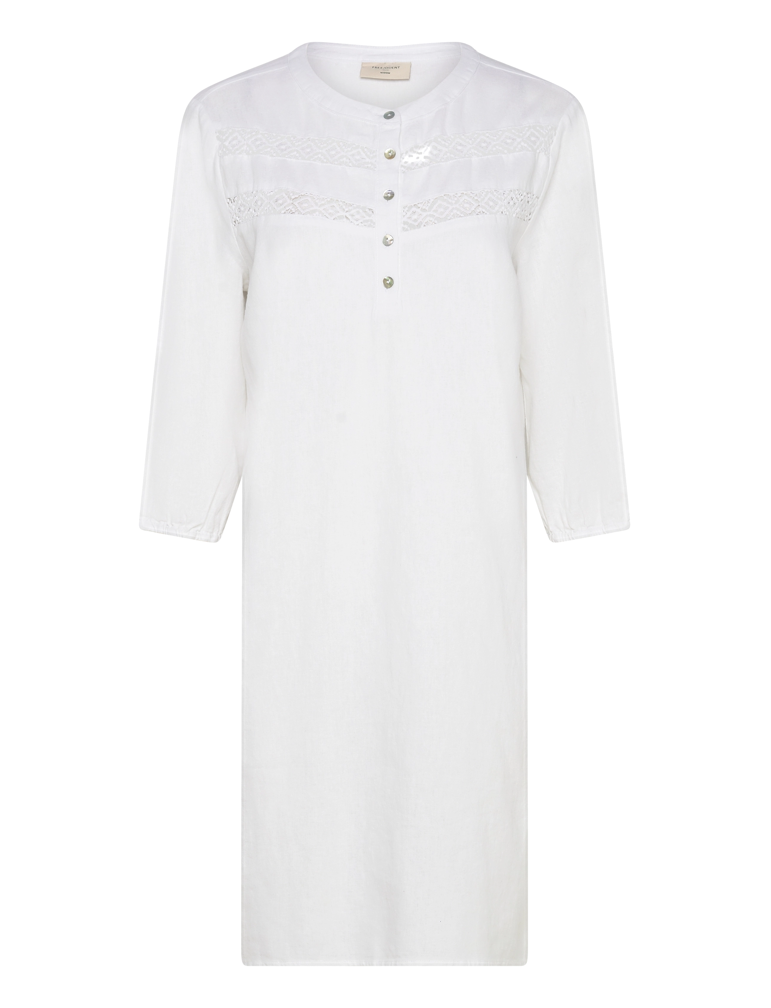 FREE/QUENT FQLAVA-DRESS - Kleidung - BRILLIANT WHITE / white