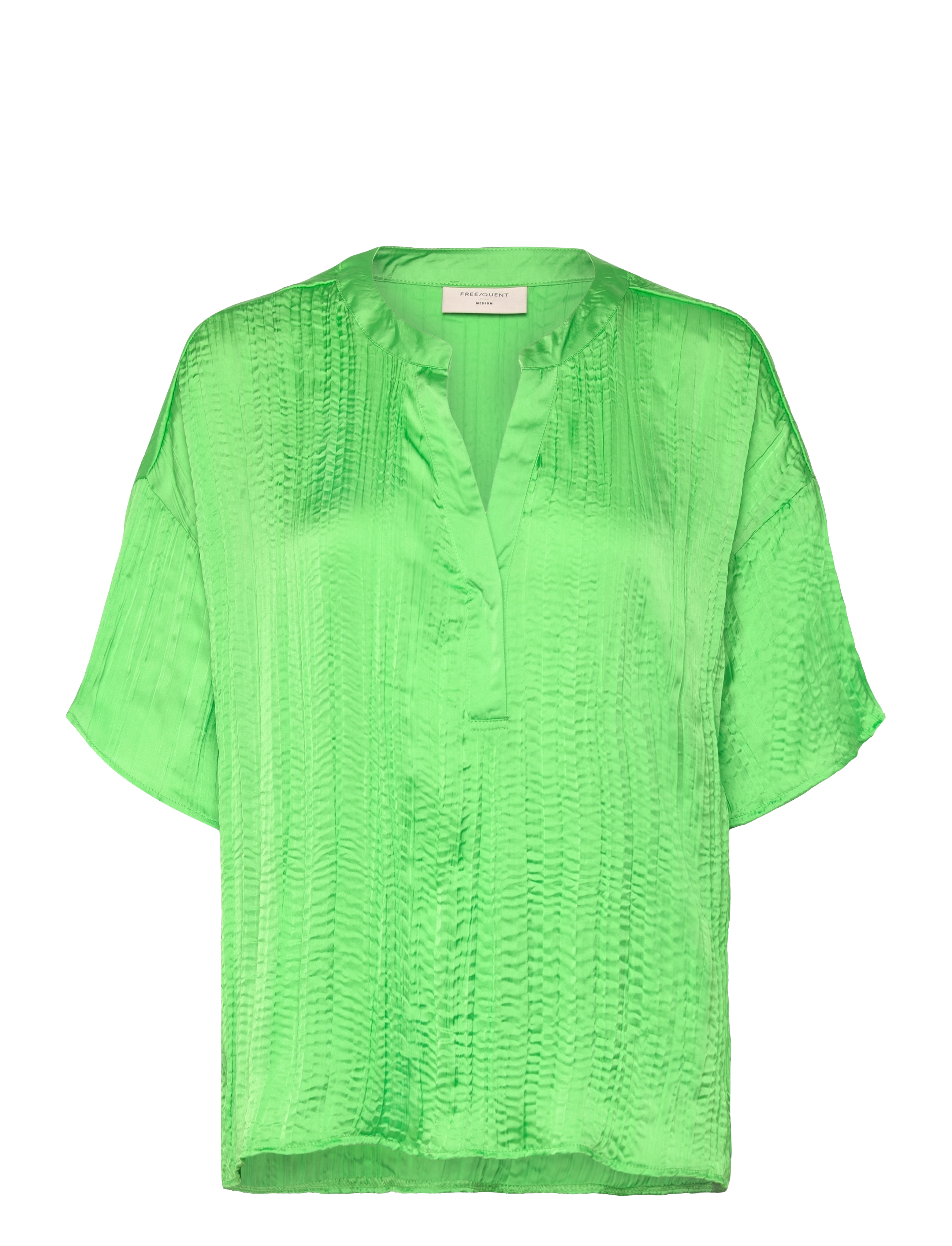 FREE/QUENT - FQCLAUDIA-BLOUSE - kortærmede bluser - bud green - 1