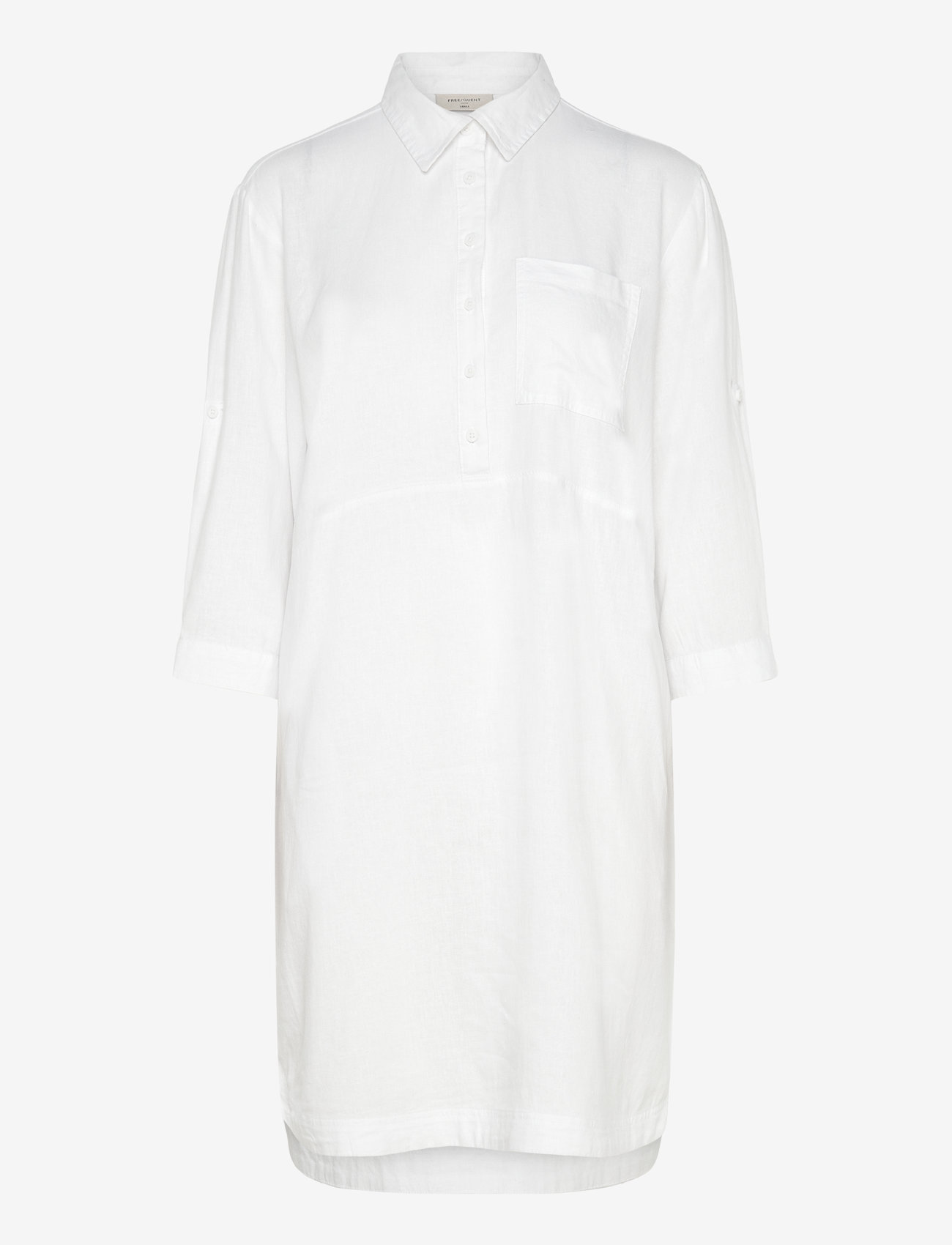 FREE/QUENT - FQLALUNA-DRESS - skjortekjoler - brilliant white - 0
