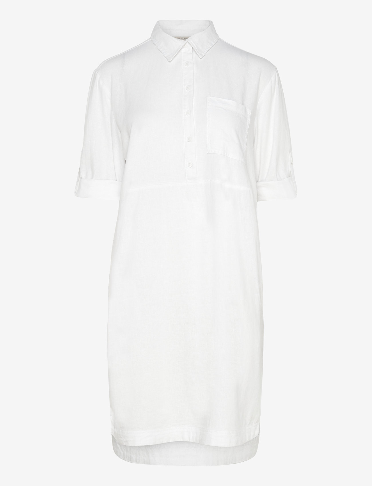 FREE/QUENT - FQLALUNA-DRESS - skjortekjoler - brilliant white - 2