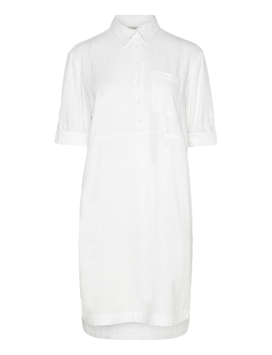 FREE/QUENT - FQLALUNA-DRESS - skjortklänningar - brilliant white - 2