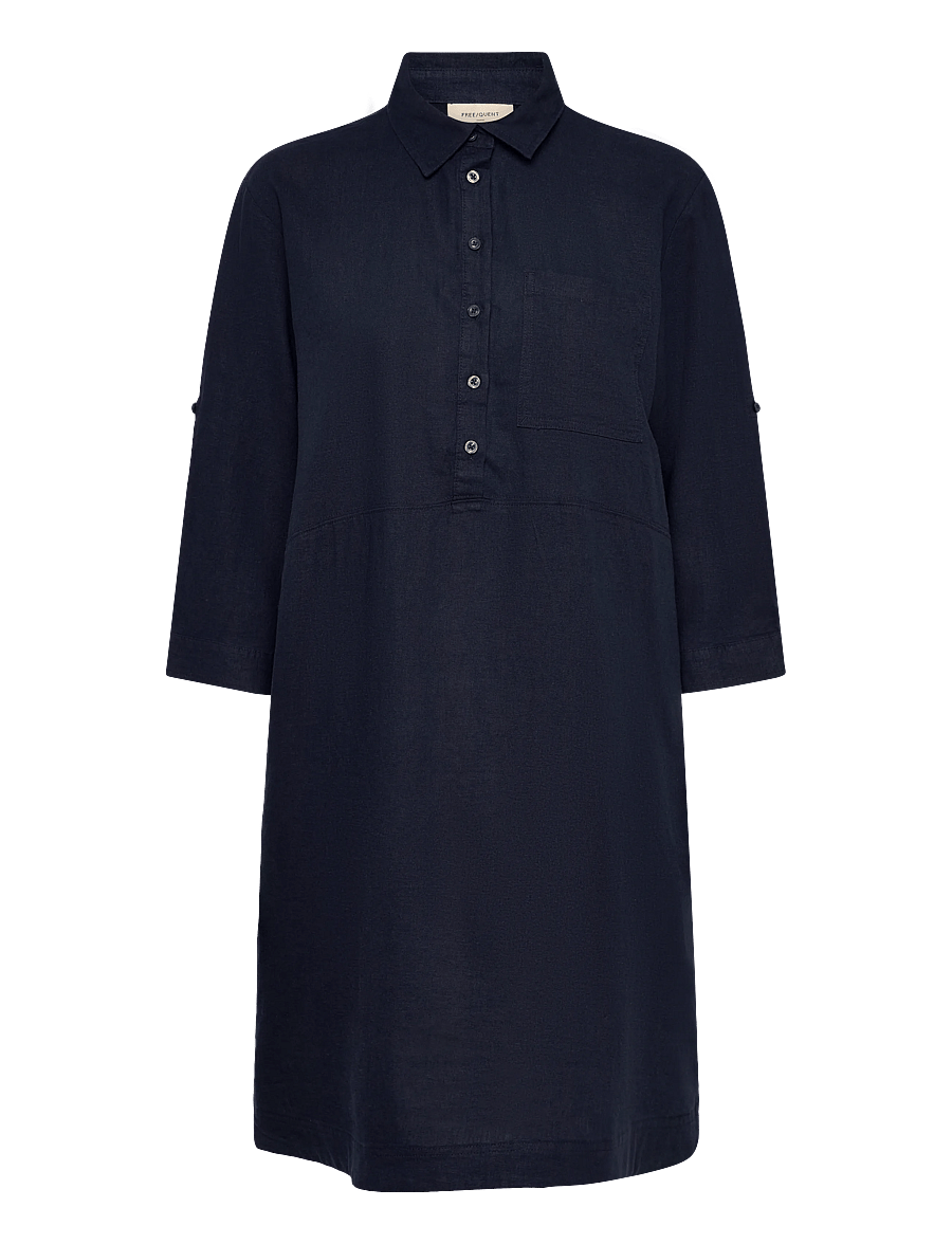FREE/QUENT - FQLALUNA-DRESS - skjortekjoler - navy blazer - 1