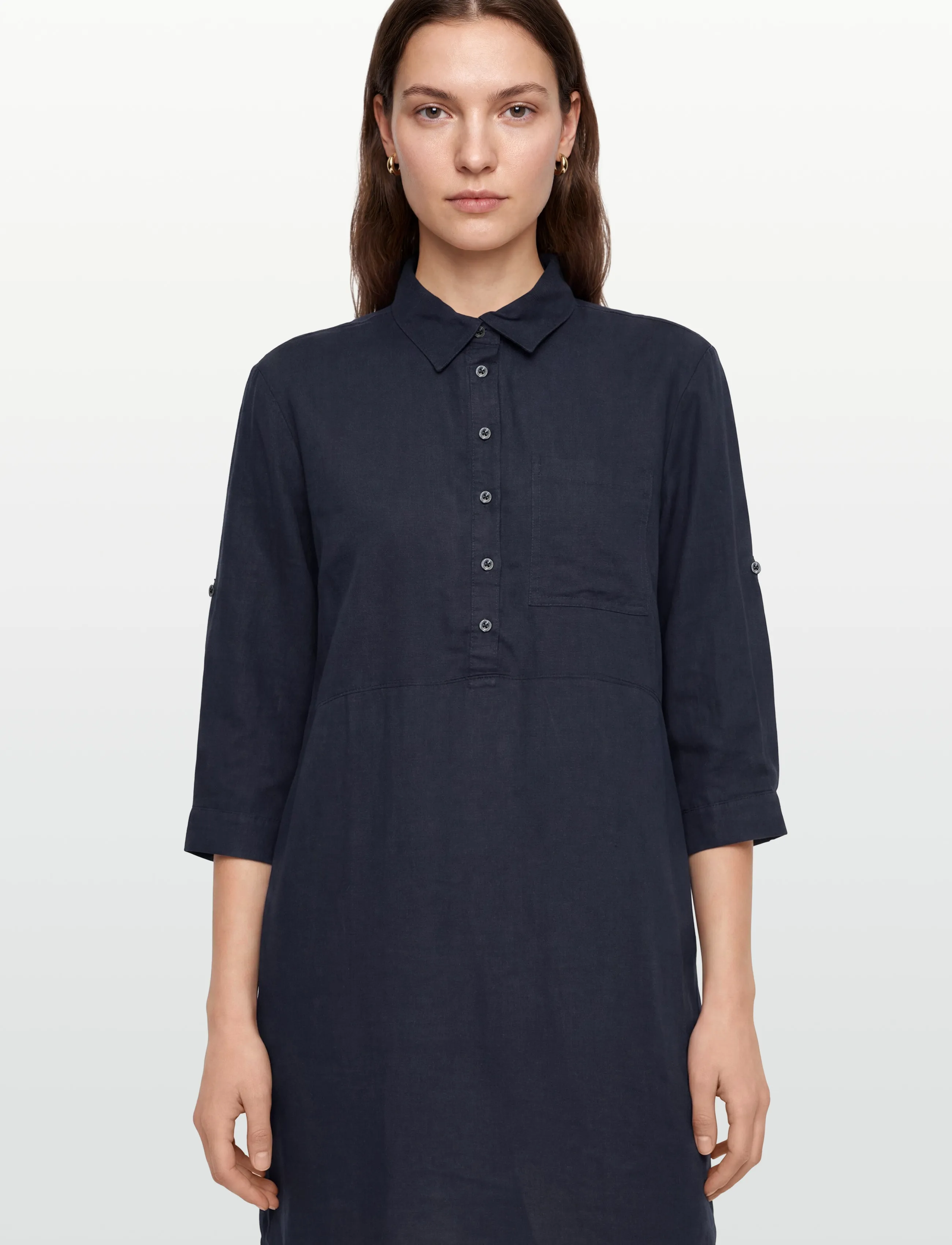 FREE/QUENT - FQLALUNA-DRESS - hemdkleider - navy blazer - 4