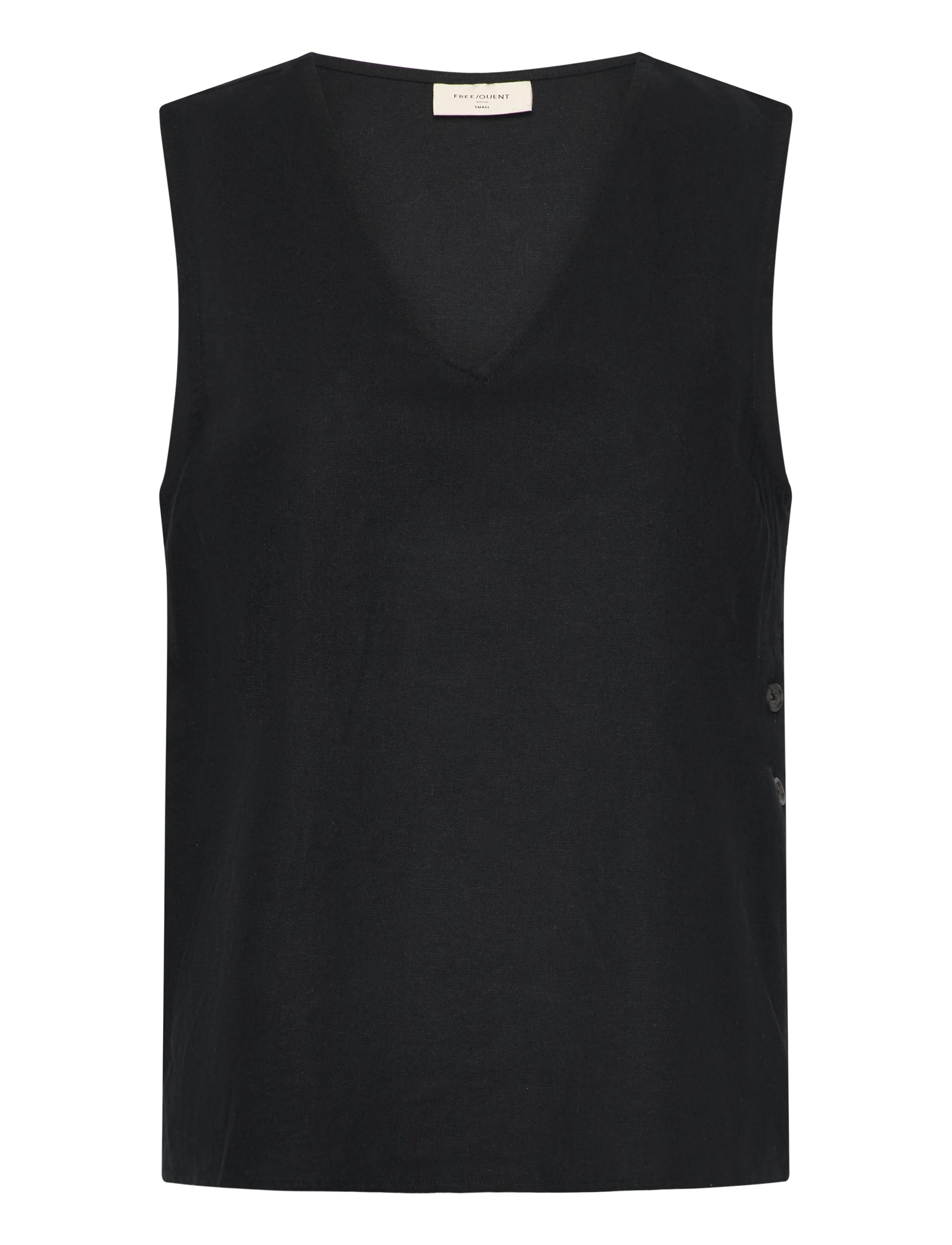 FREE/QUENT FQLAVA-TOP - Tøj - BLACK / black