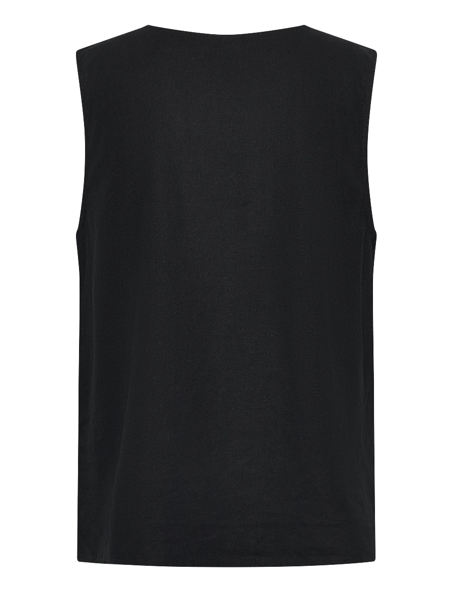 FREE/QUENT - FQLAVA-TOP - varrukateta topid - black - 2