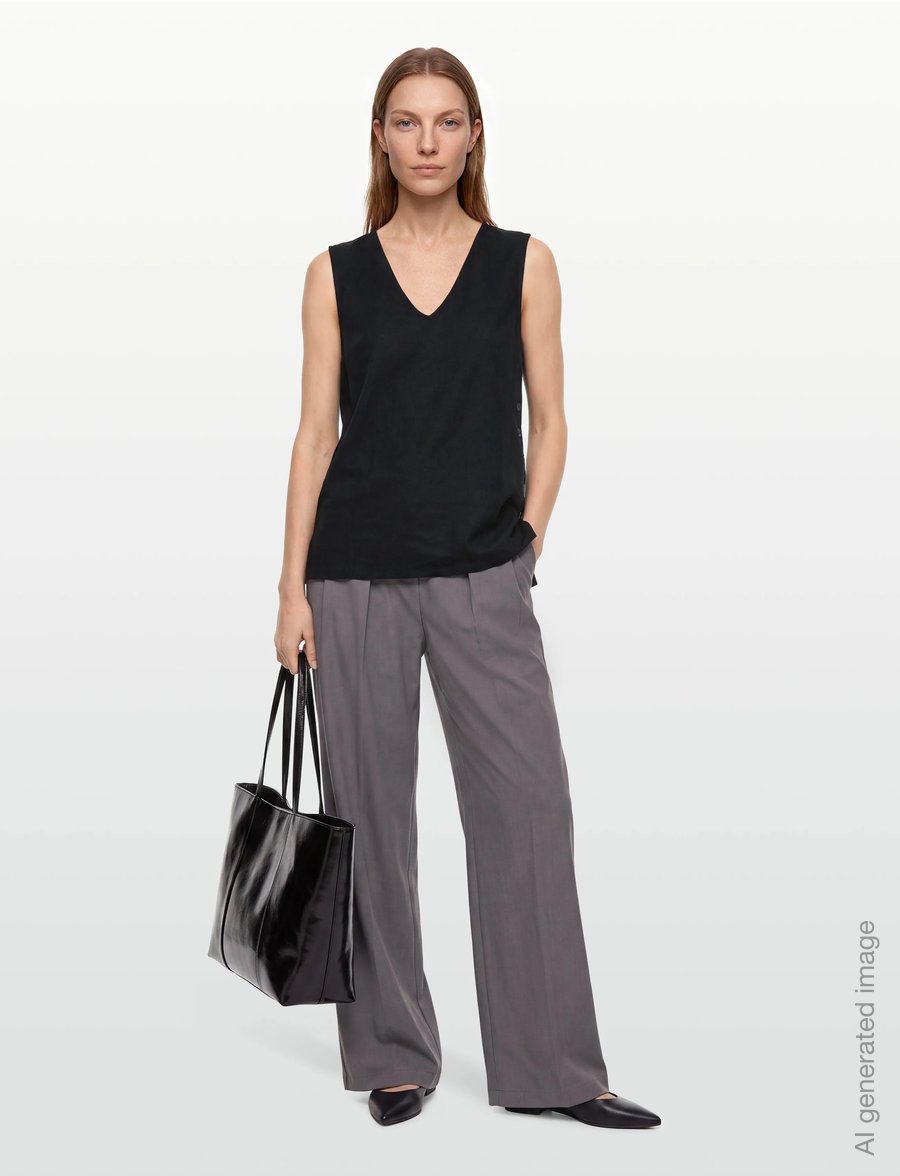 FREE/QUENT - FQLAVA-TOP - varrukateta topid - black - 0