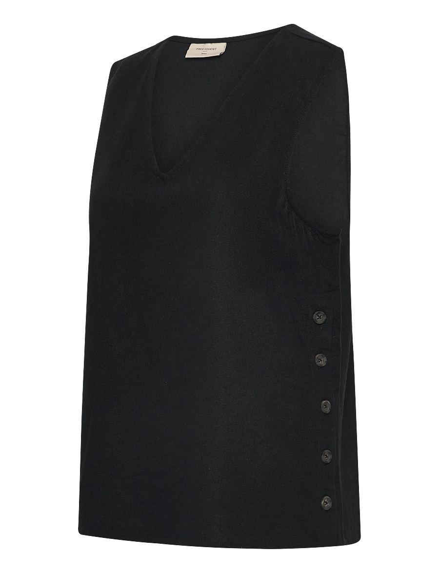 FREE/QUENT - FQLAVA-TOP - varrukateta topid - black - 3