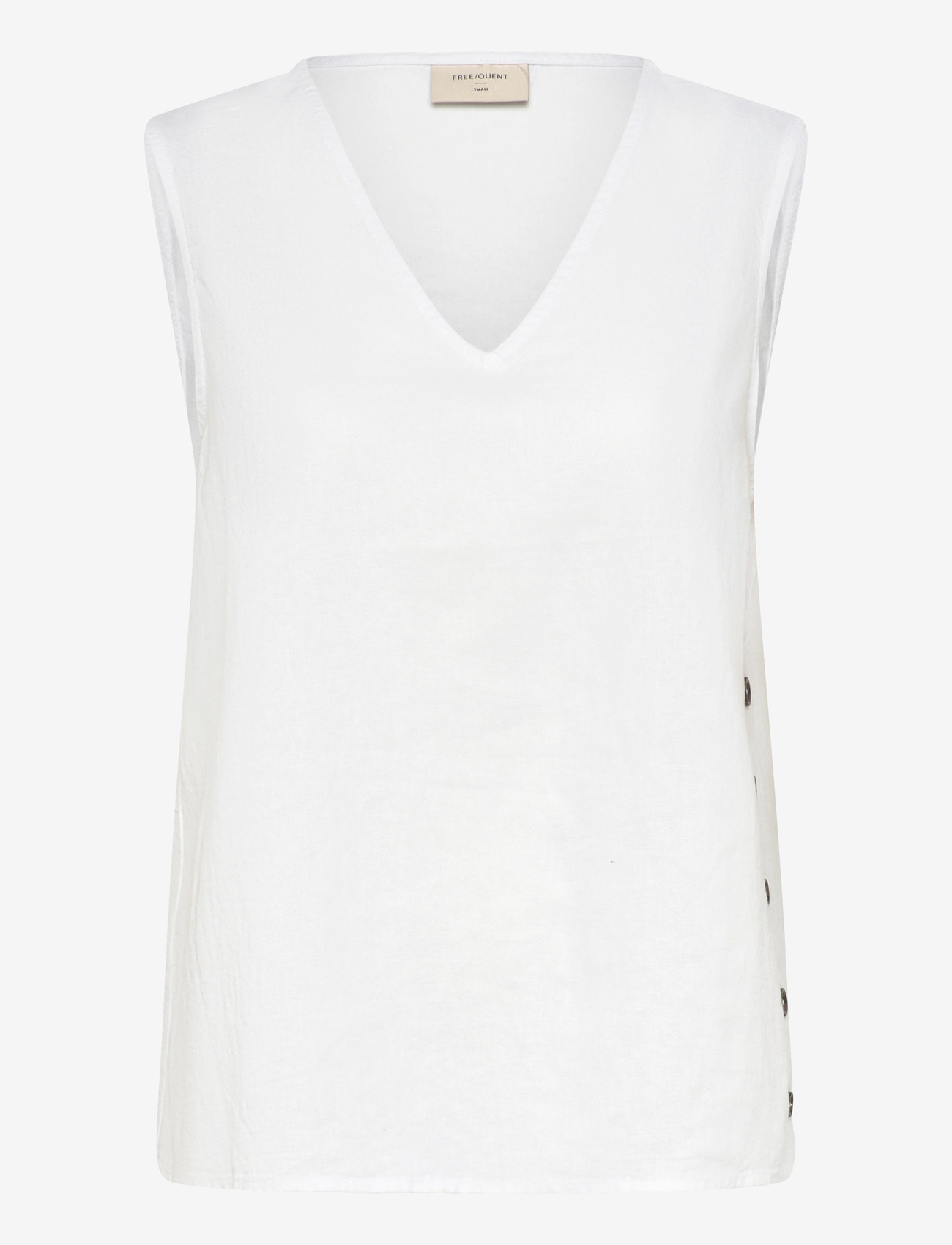 FREE/QUENT - FQLAVA-TOP - Ärmellose tops - brilliant white - 0