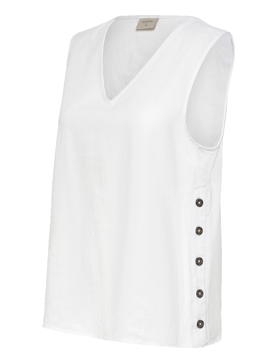 FREE/QUENT - FQLAVA-TOP - Ärmellose tops - brilliant white - 3