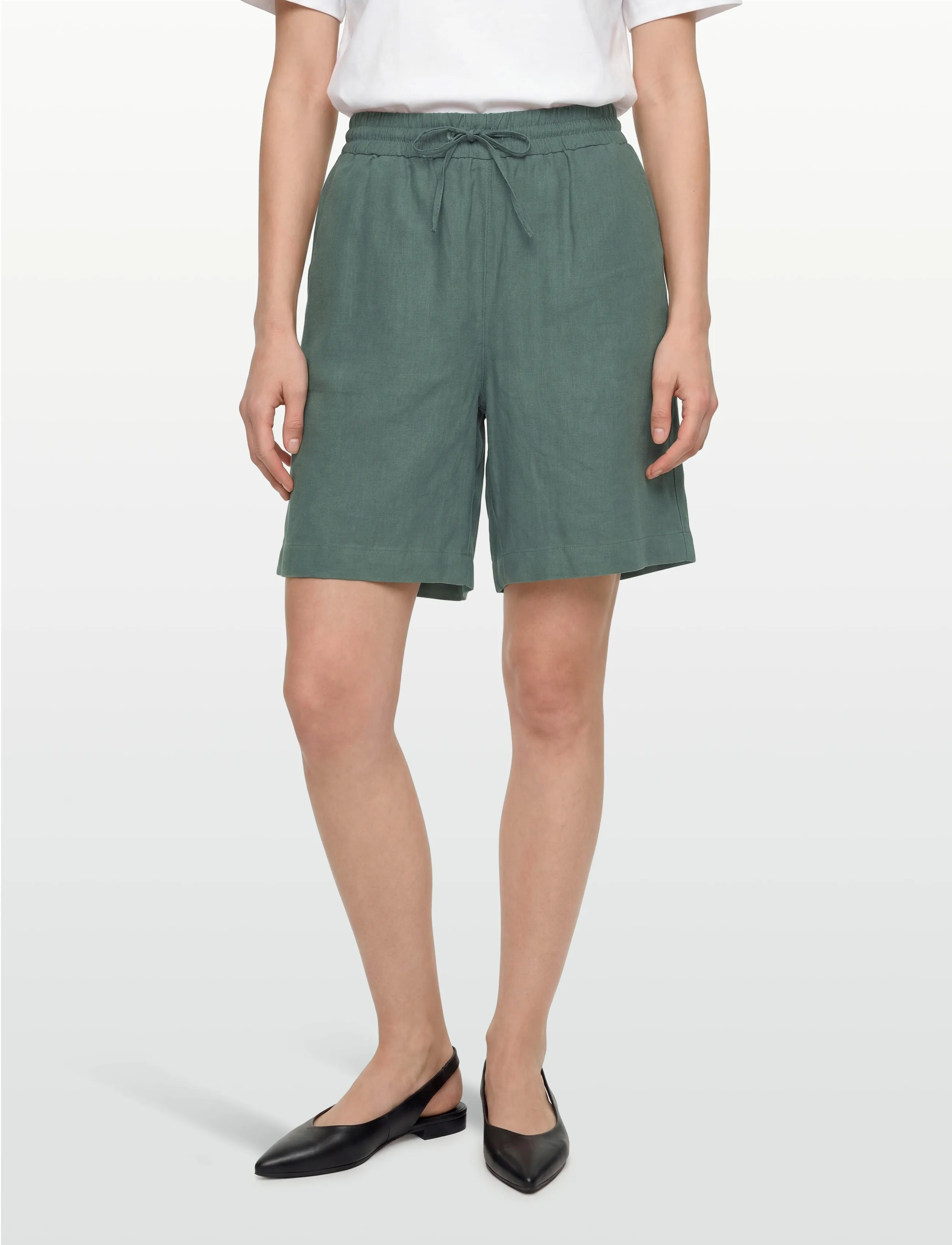 FREE/QUENT - FQLAVA-SHORTS - laveste priser - dark forest - 3
