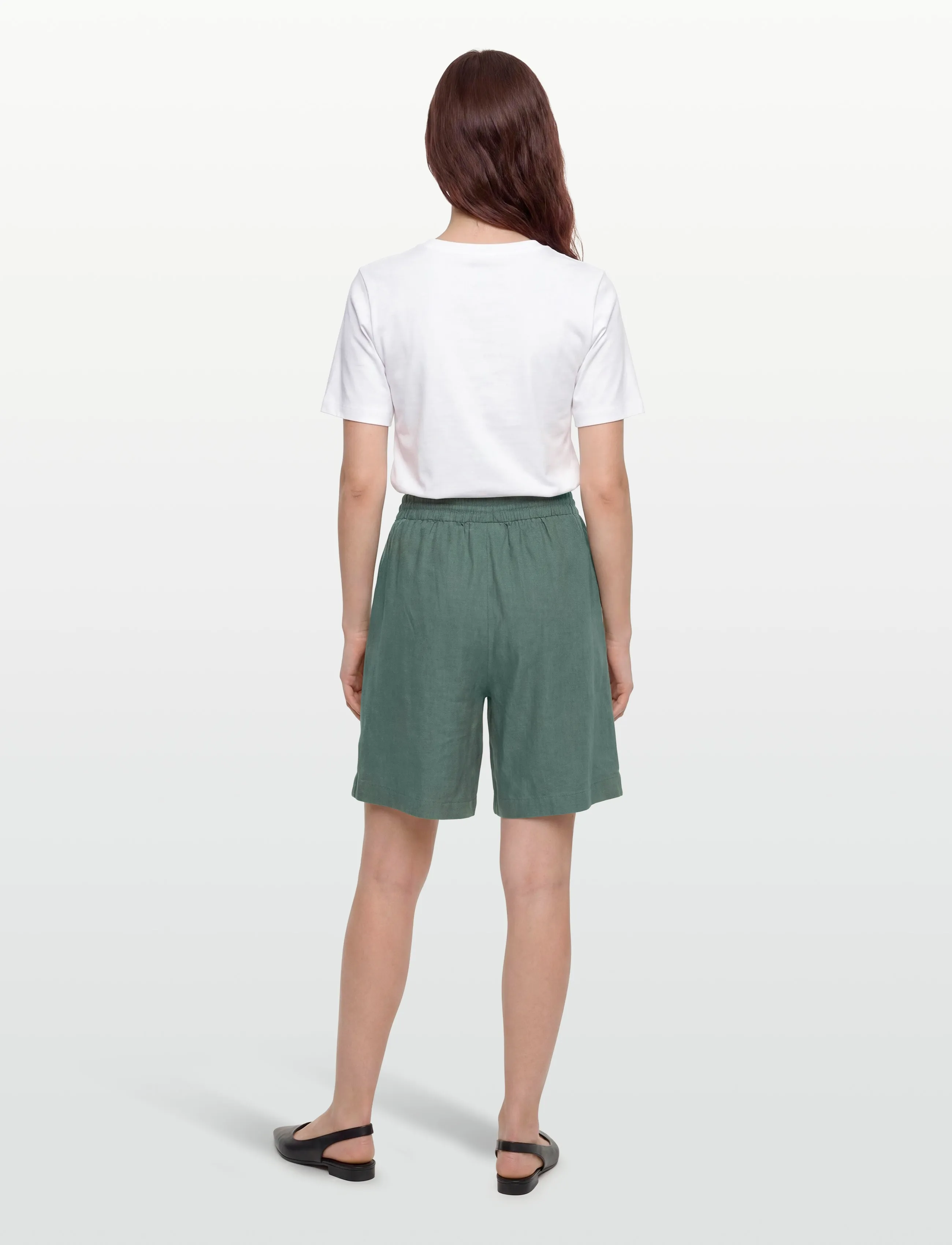 FREE/QUENT - FQLAVA-SHORTS - laveste priser - dark forest - 4