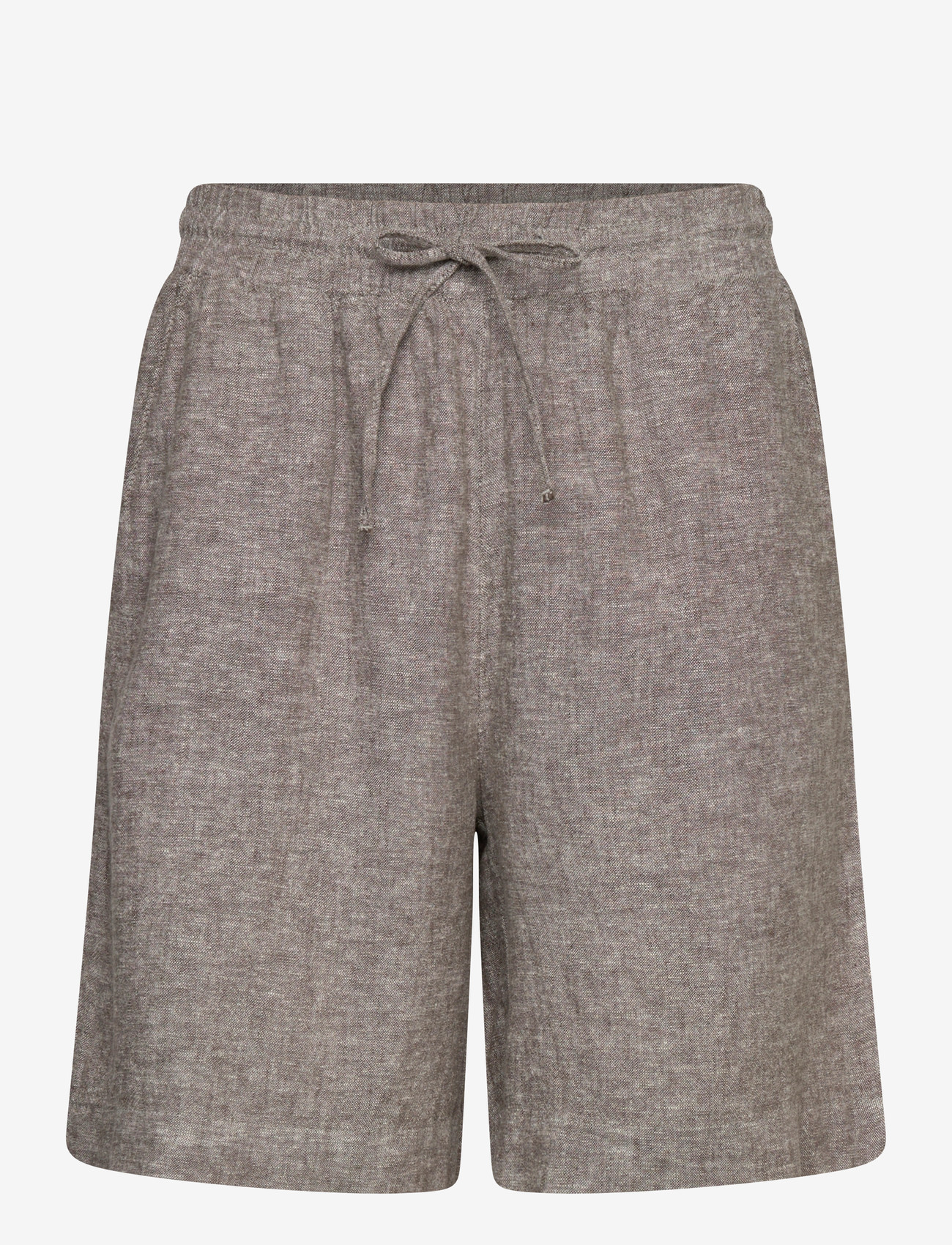 FREE/QUENT - FQLAVA-SHORTS - hørshorts - morel melange - 0