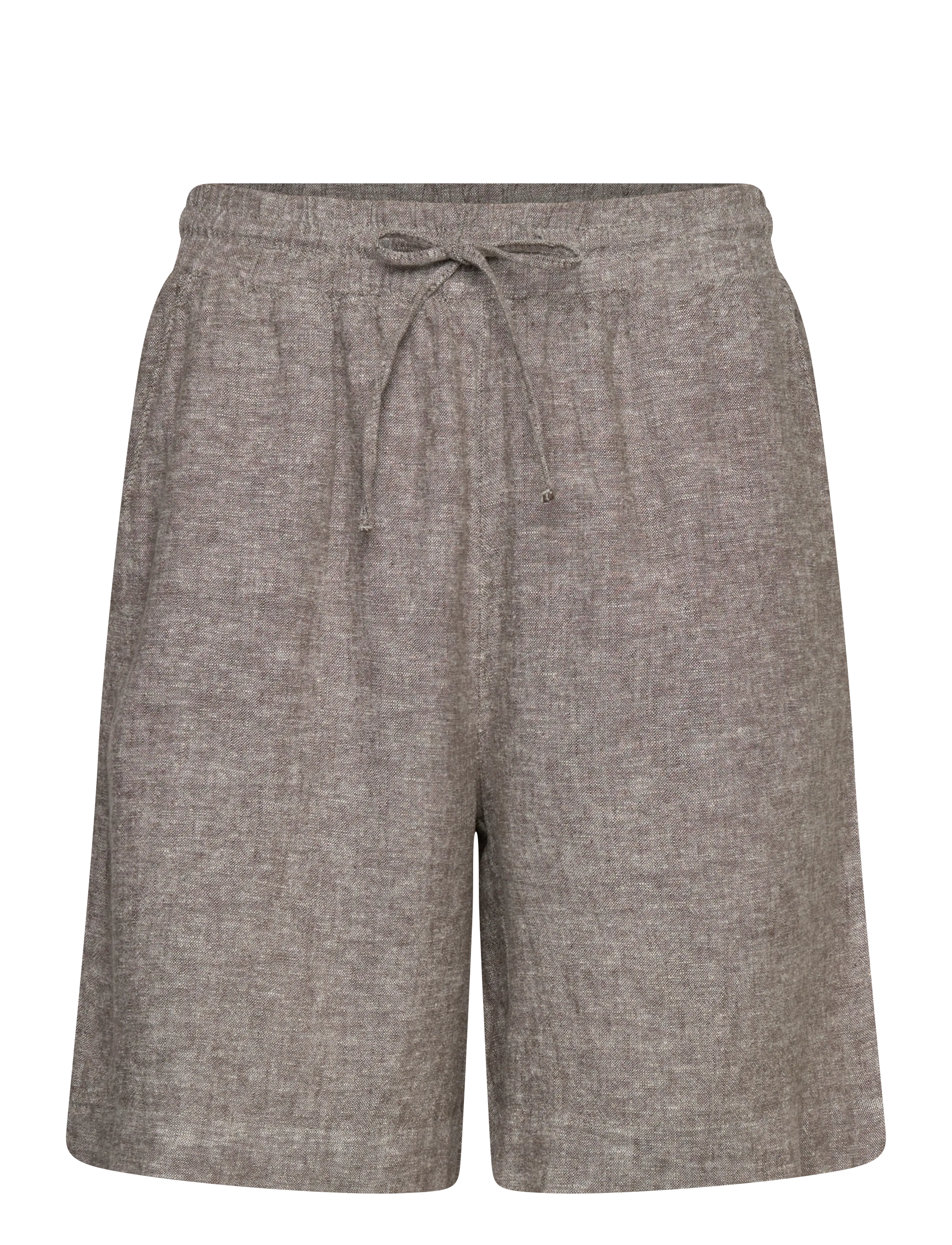 FREE/QUENT - FQLAVA-SHORTS - linased lühikesed püksid - morel melange - 0