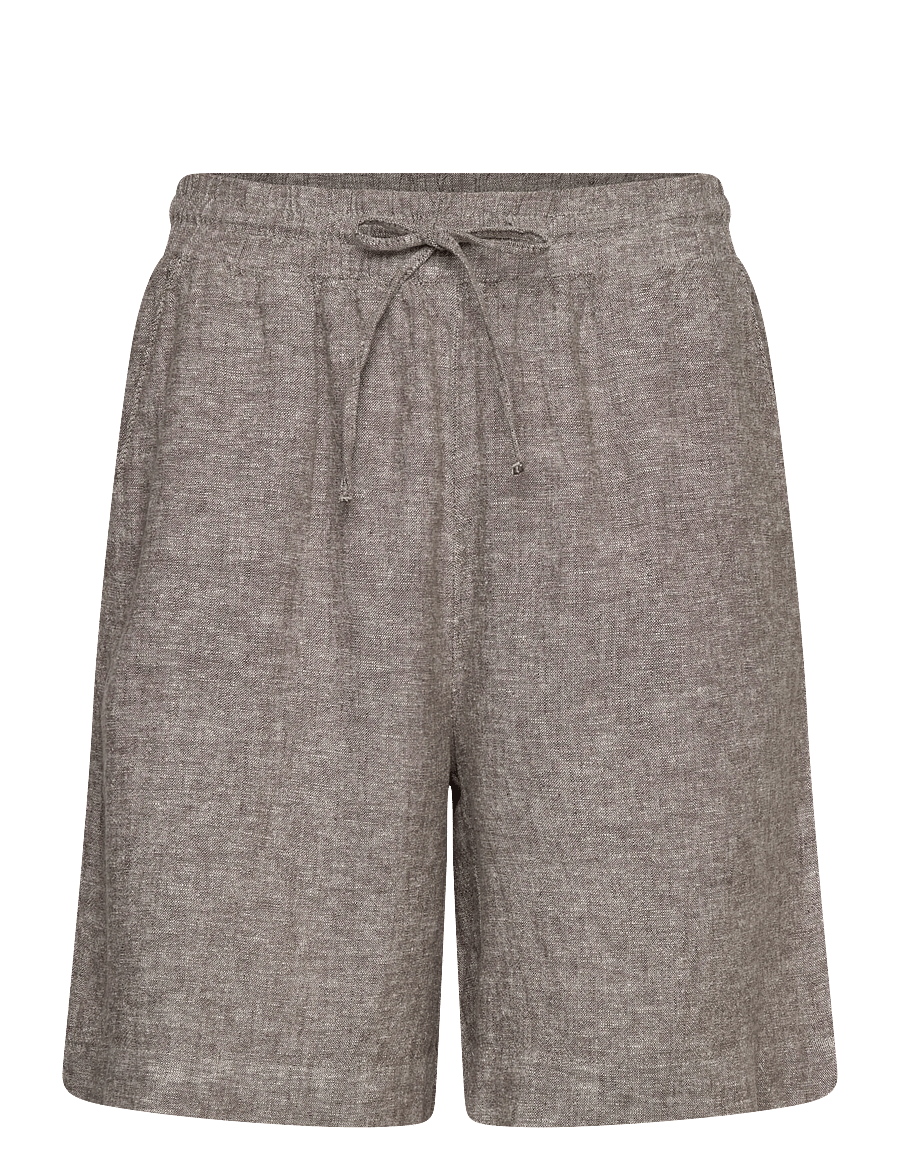 FREE/QUENT - FQLAVA-SHORTS - linased lühikesed püksid - morel melange - 0